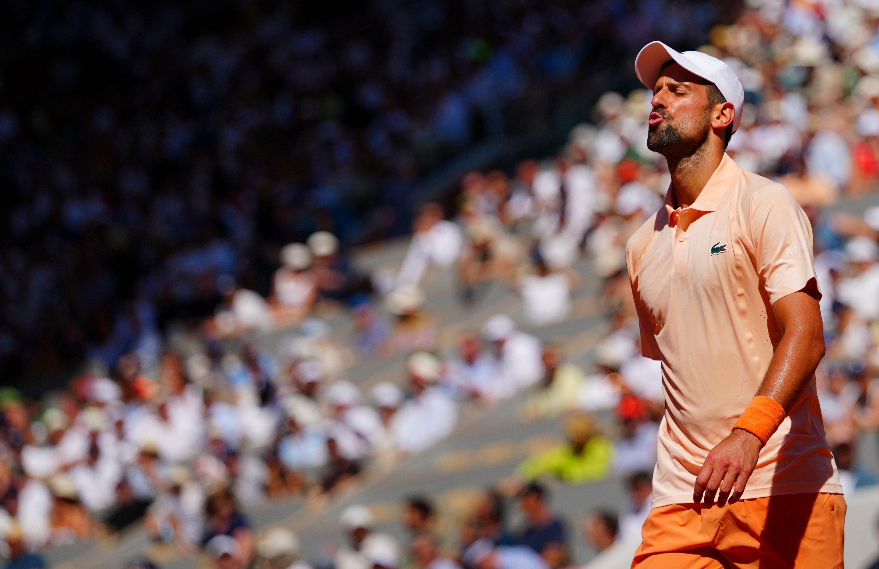 Novak Djokovic in second round