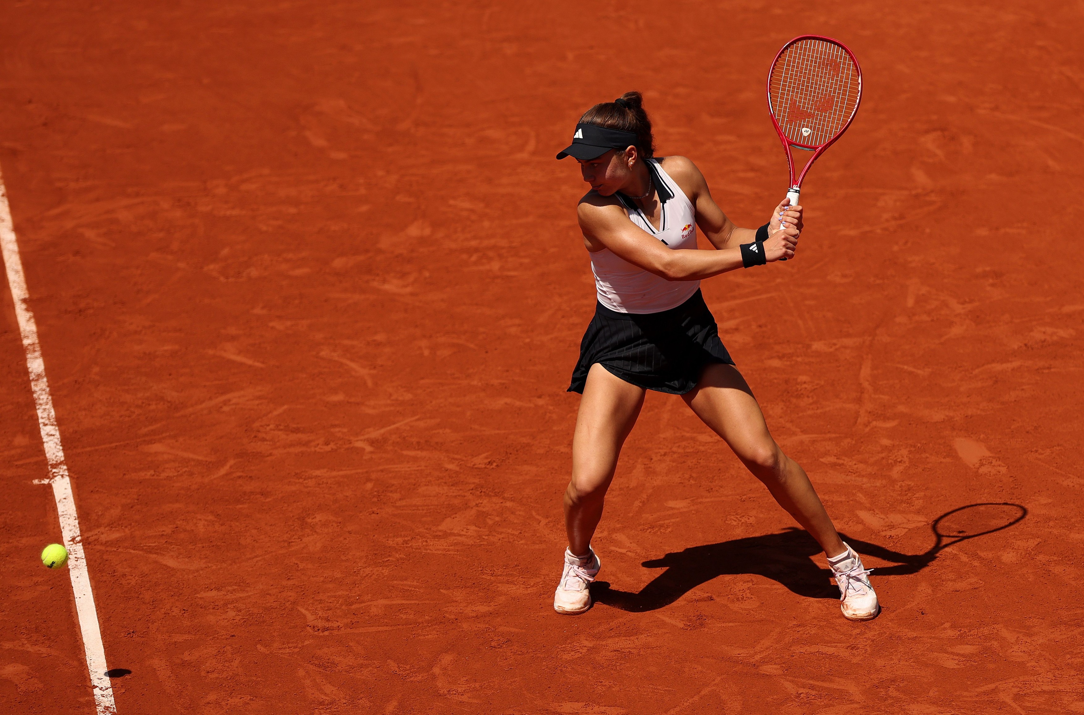 Iva Jovic of USA in action French Open Tennis 2026