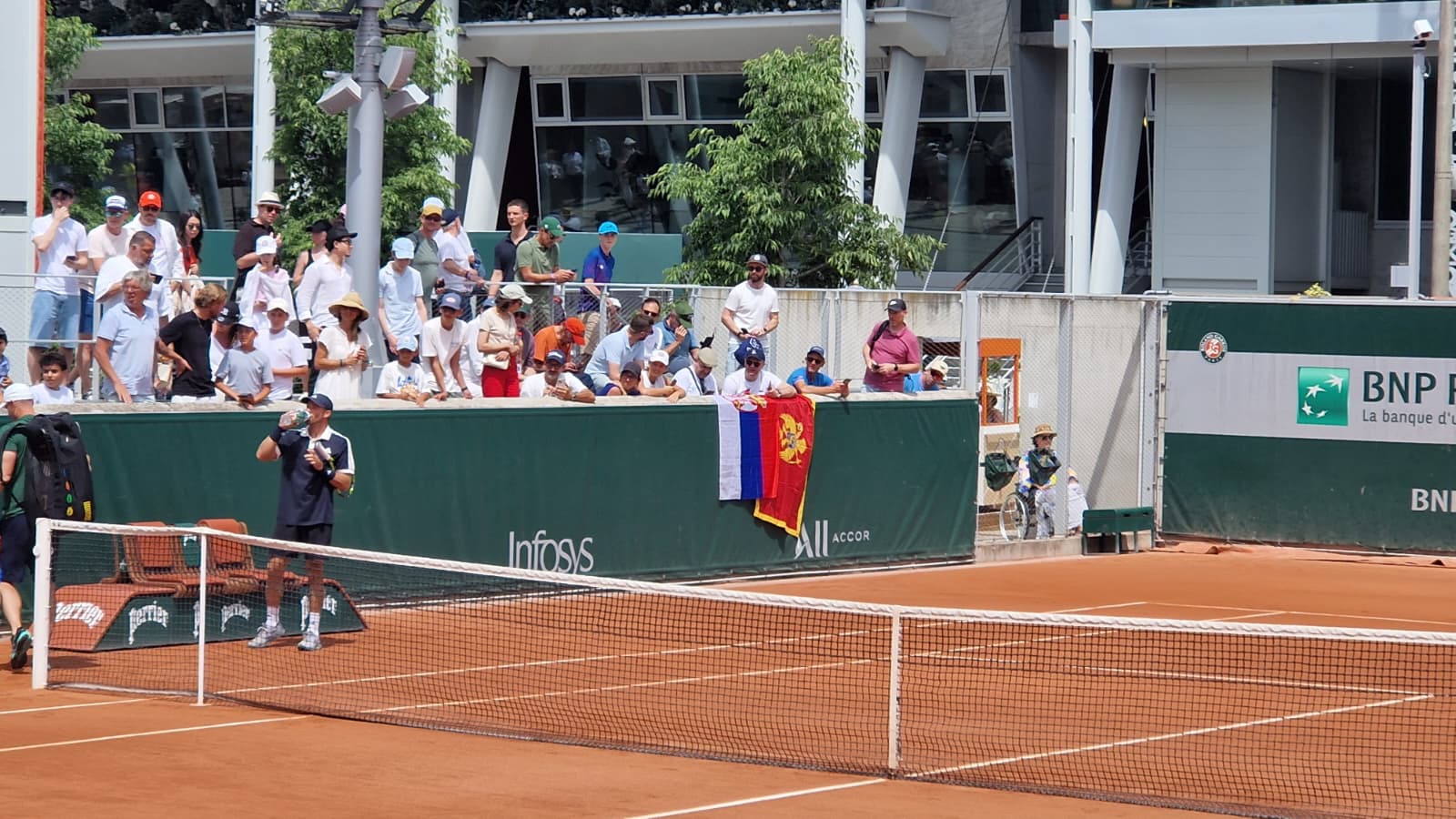 Trening Novaka Đokovića pred meč sa Fonsekom na Rolan Garosu 2026