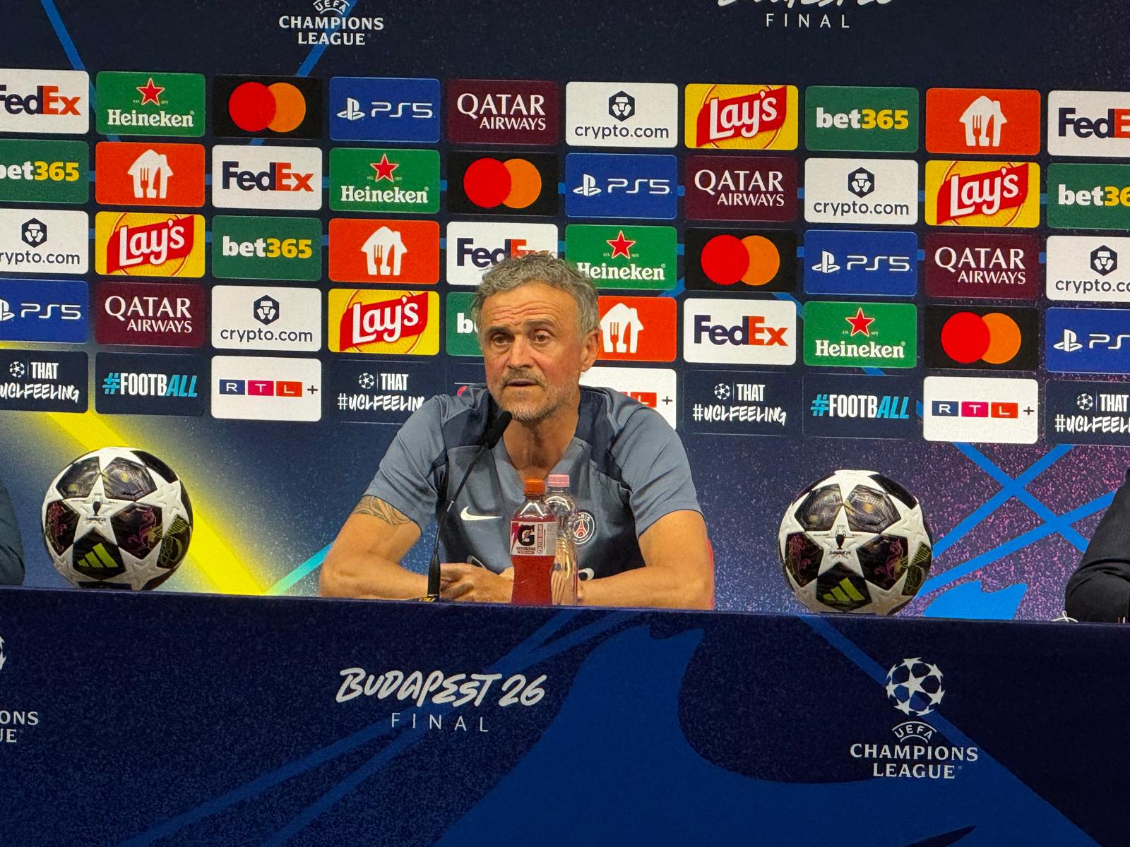 Luis Enrike pred finale Lige šampiona Pari Sen Žermen - Arsenal
