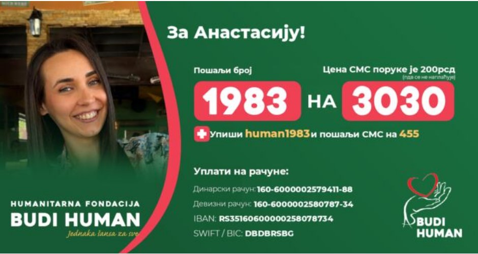 Anastasija Obradović Foto: Budi Human