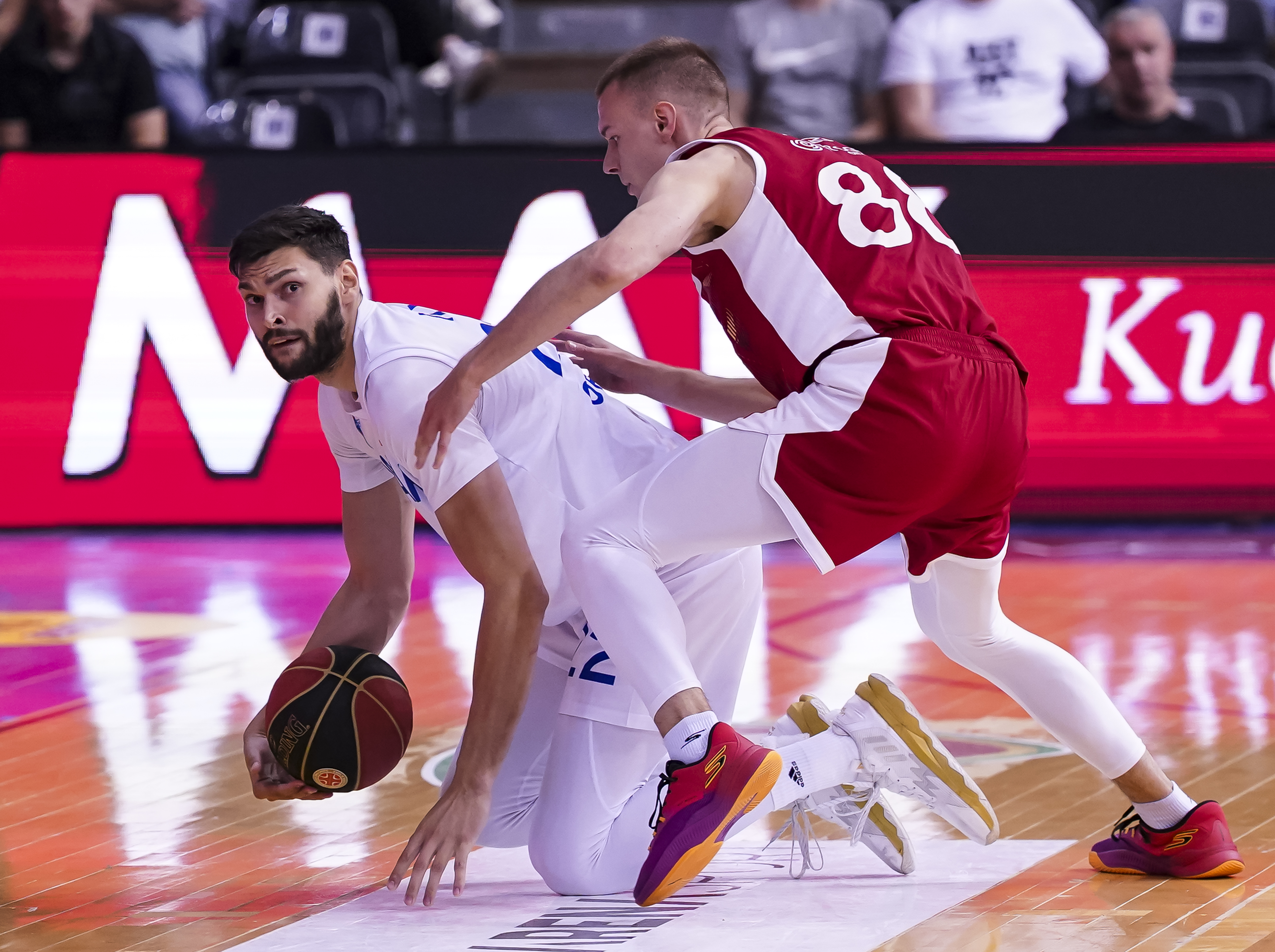 during the Final Four of the Kosarkaska Liga Srbije KLS Season 2025-2026 FInal match between FMP Zeleznika and Spartak Subotica at Cair hall on May 31, 2026 in Nis, Serbia. (Photo by Vatroslav Hladny/Starsport.rs ©)