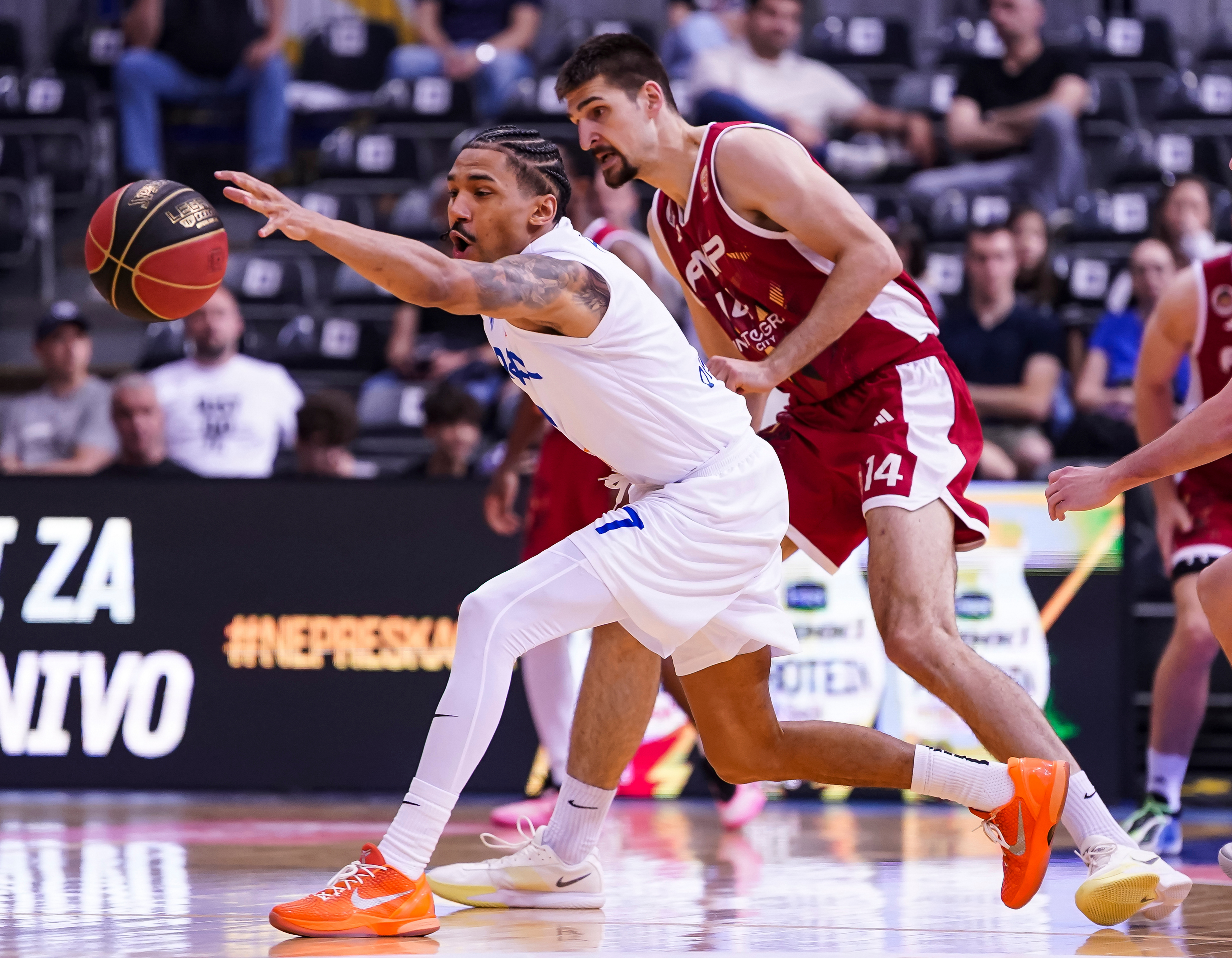 during the Final Four of the Kosarkaska Liga Srbije KLS Season 2025-2026 FInal match between FMP Zeleznika and Spartak Subotica at Cair hall on May 31, 2026 in Nis, Serbia. (Photo by Vatroslav Hladny/Starsport.rs ©)