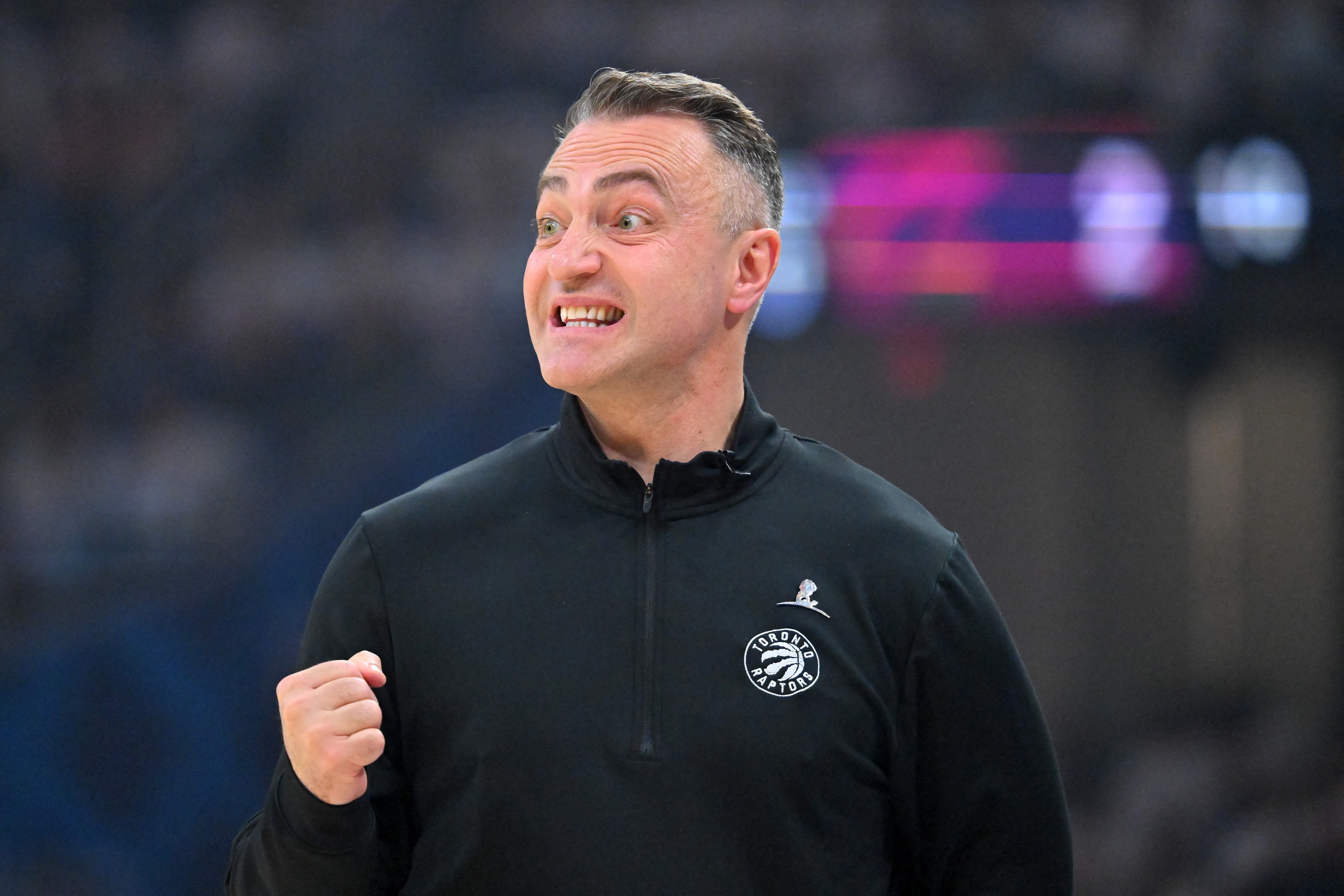 Head coach Darko Rajakovic of the Toronto Raptors