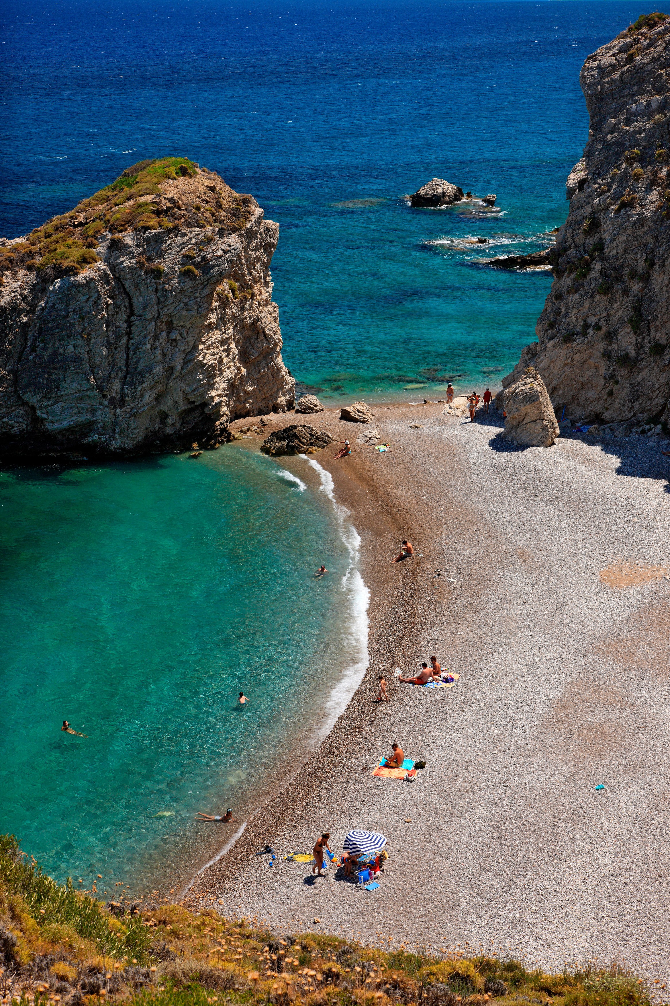 Kaladi is probably the most "famous" beach of Kythira