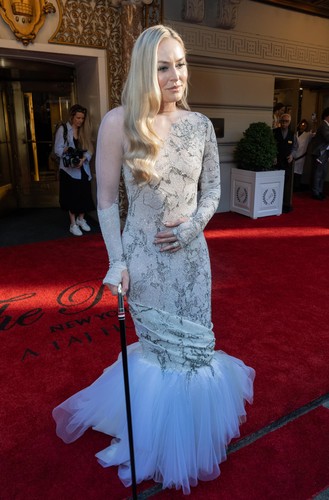 May 4, 2026, Bronx, New York, USA: Lindsey Vonn wearing dres