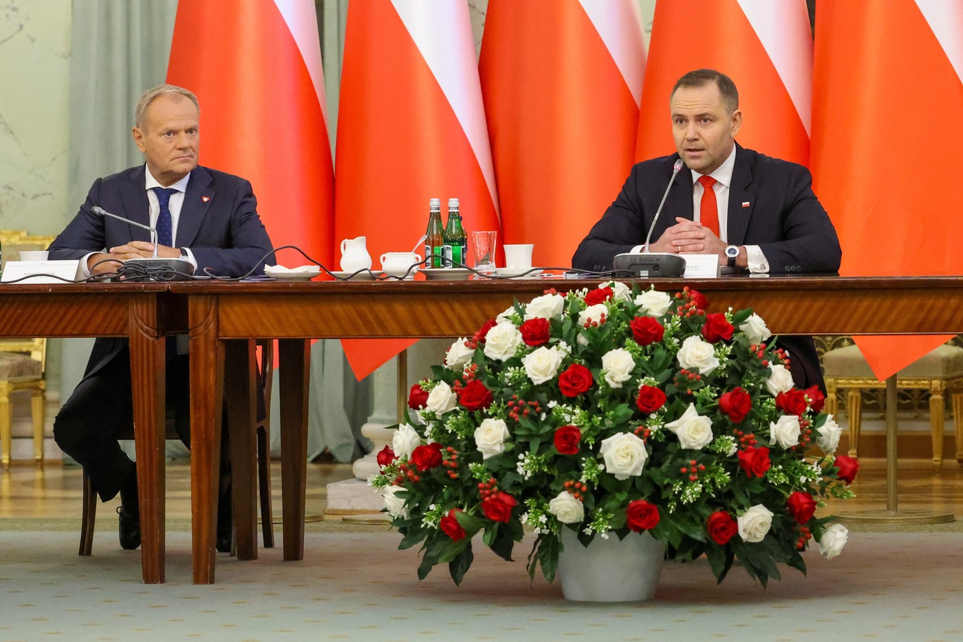 Karol Navrocki i Donald Tusk profimedia-1031696825