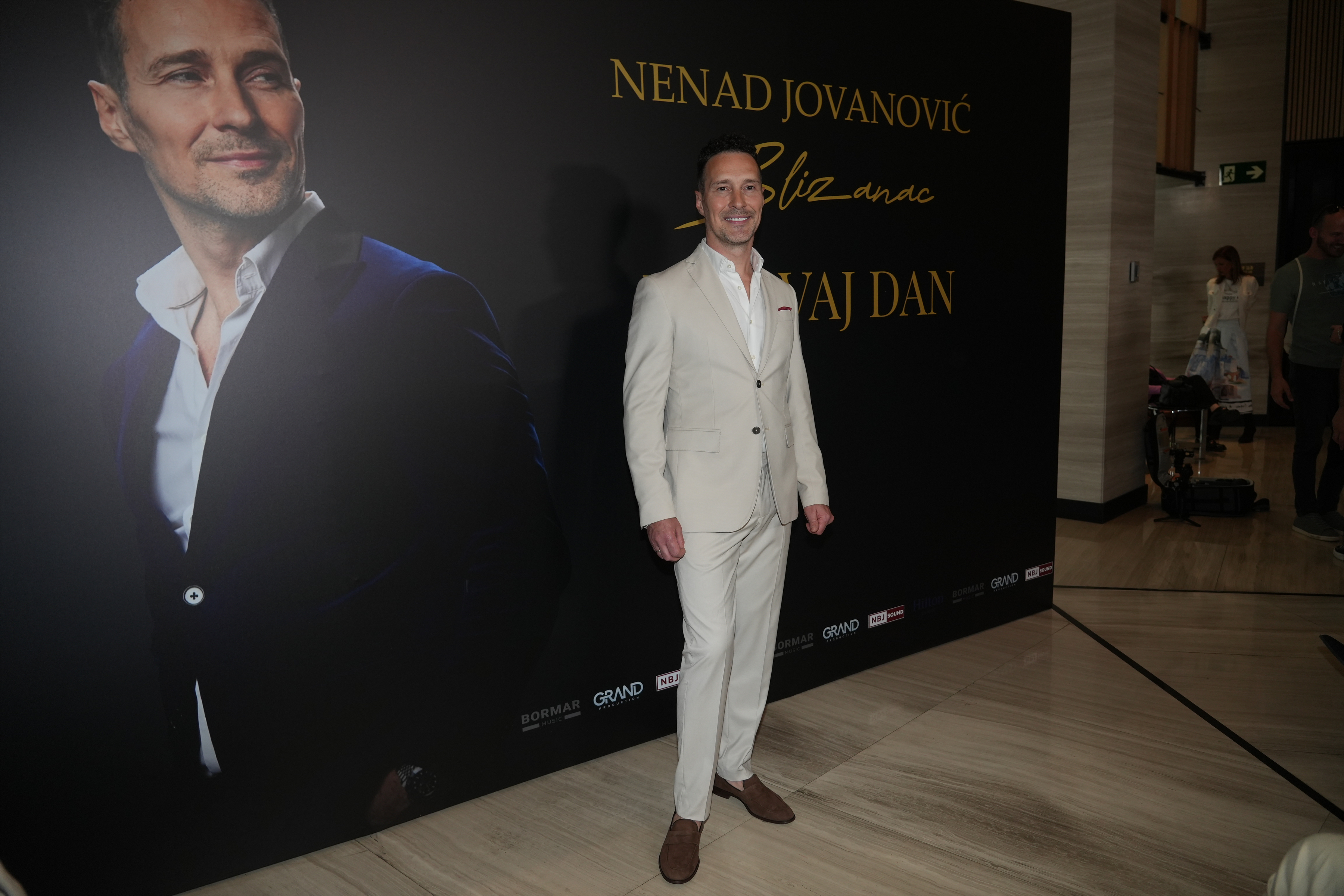 Promocija prvog albuma Nenada Jovanovica Blizanca pod simbolicnim nazivom “Na ovaj dan" odrzana je u hotelu Hilton. Photo: Antonio Ahel/ATAImages