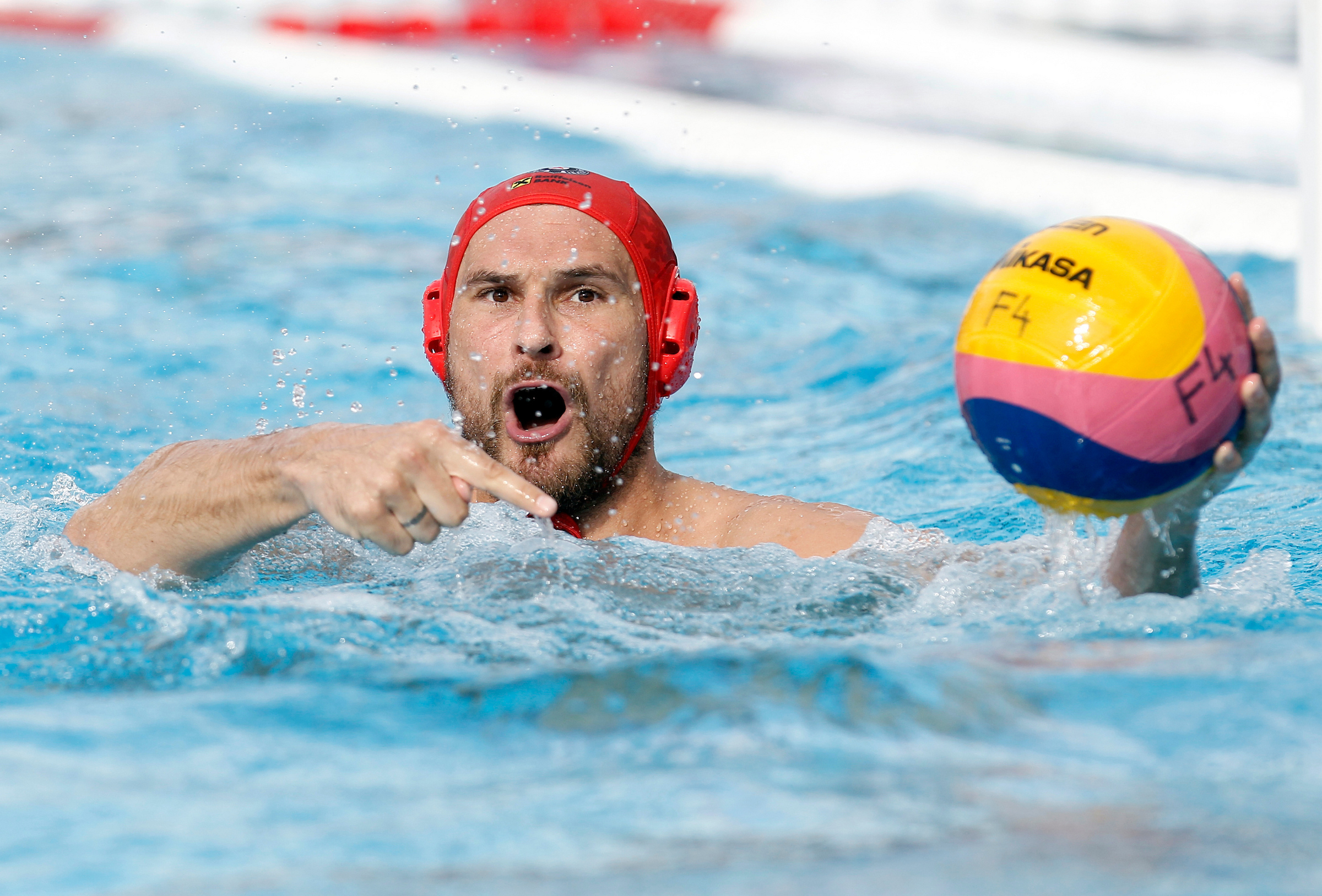 Slobodan Soro. Third place waterpolo game of the LEN Champions league between Partizan and Barceloneta at Banjica sports center in Belgrade, Serbia, saturday 1. June, 2013.