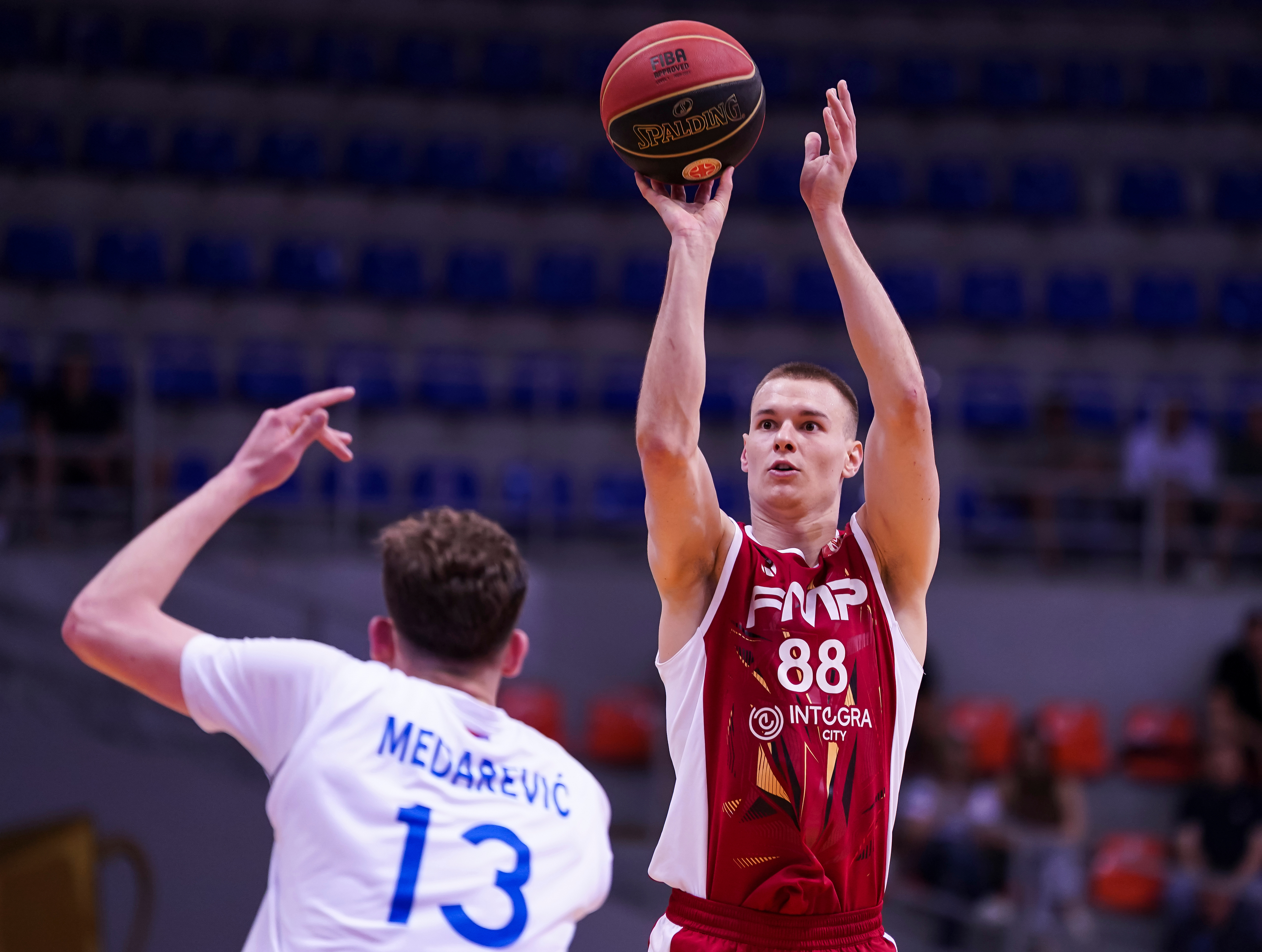 during the Final Four of the Kosarkaska Liga Srbije KLS Season 2025-2026 FInal match between FMP Zeleznika and Spartak Subotica at Cair hall on May 31, 2026 in Nis, Serbia. (Photo by Vatroslav Hladny/Starsport.rs ©)
