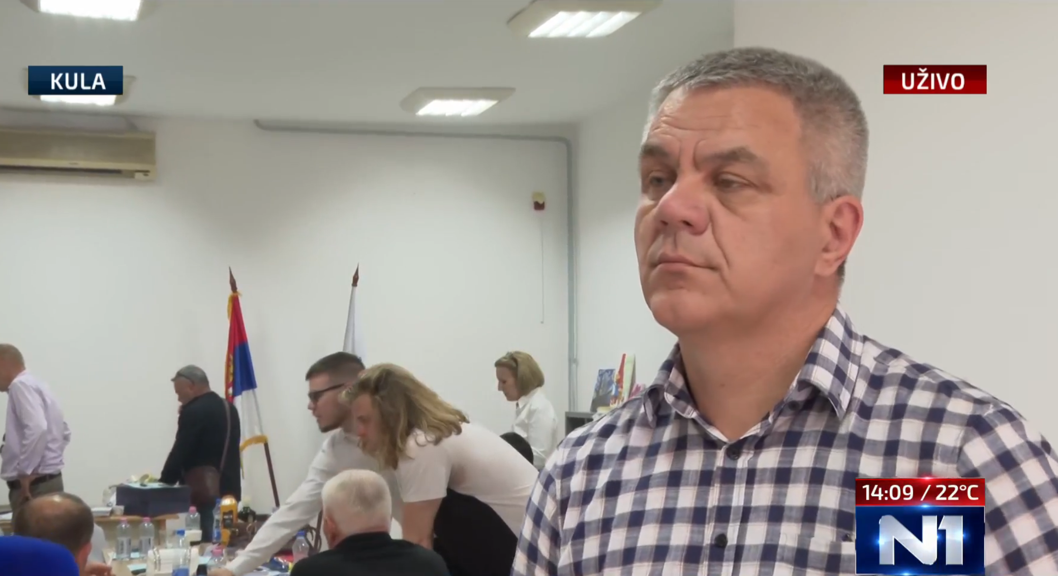 šef odborničke grupe Glas mladih opštine Kula, Aleksandar Nastić