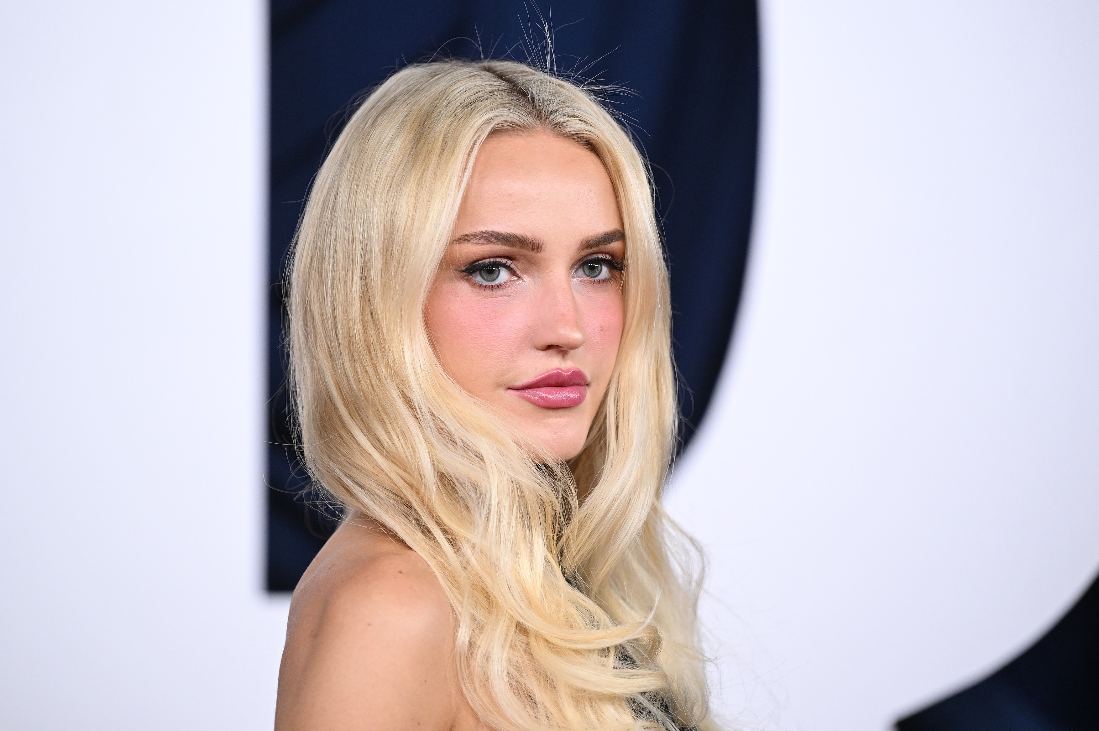 Morgan Riddle walking the carpet at the 2025 Glamour Women Of The Year Awards at The Plaza Hotel, November 4, 2025.