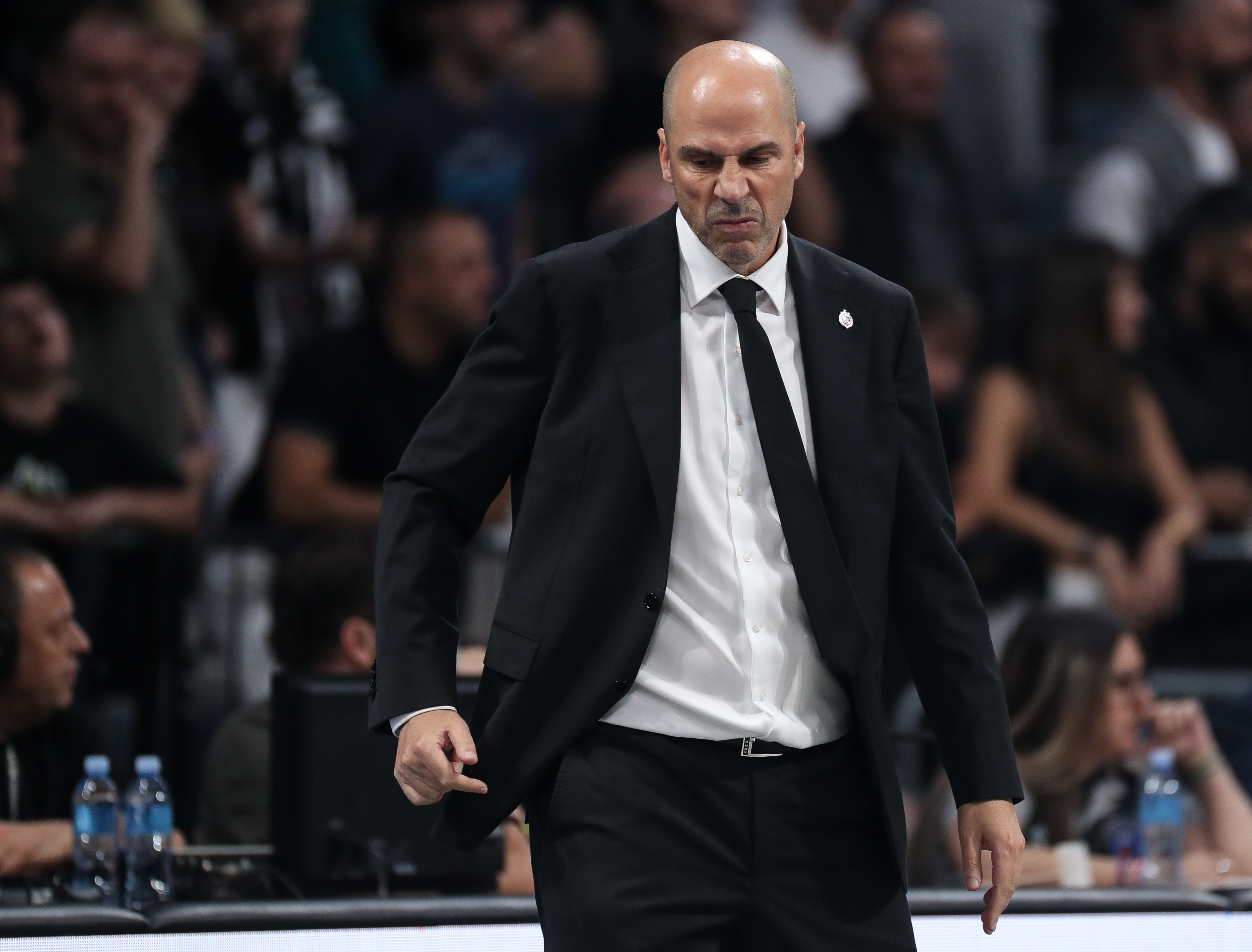 Belgrade, Serbia. June 12th 2026. during the ABA League Finals game 4 between Partizan and Dubai on June 12, 2026 in Belgrade, Serbia.(Photo by Dimitrije Vasiljevic/STARSPORT)