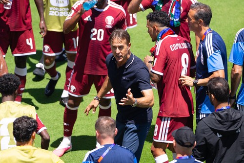 SAN FRANCISCO, CALIFORNIA - JUNE 13: Julen Lopetegui, Head Coach of Qata