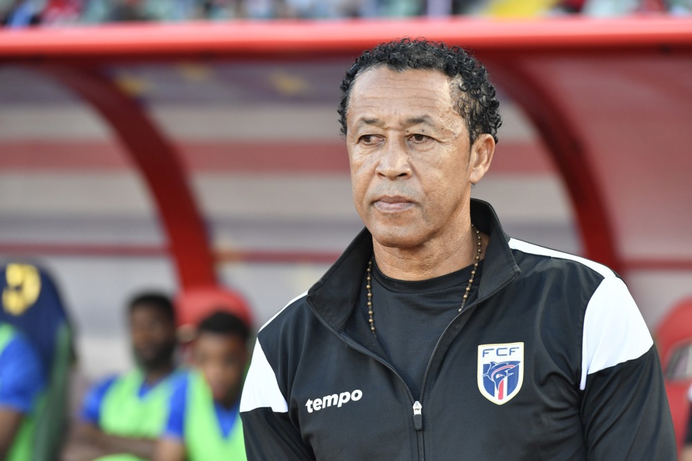 epa10687477 Cape Verde head coach Pedro Leitao Brito