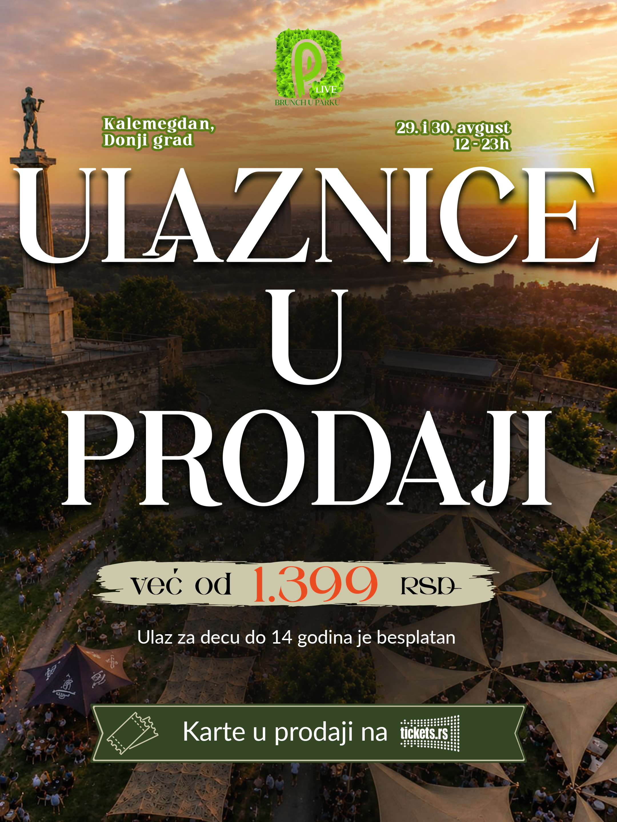 Karte-u-prodaji.png Brunch u parku LIVE // Kalemegdan