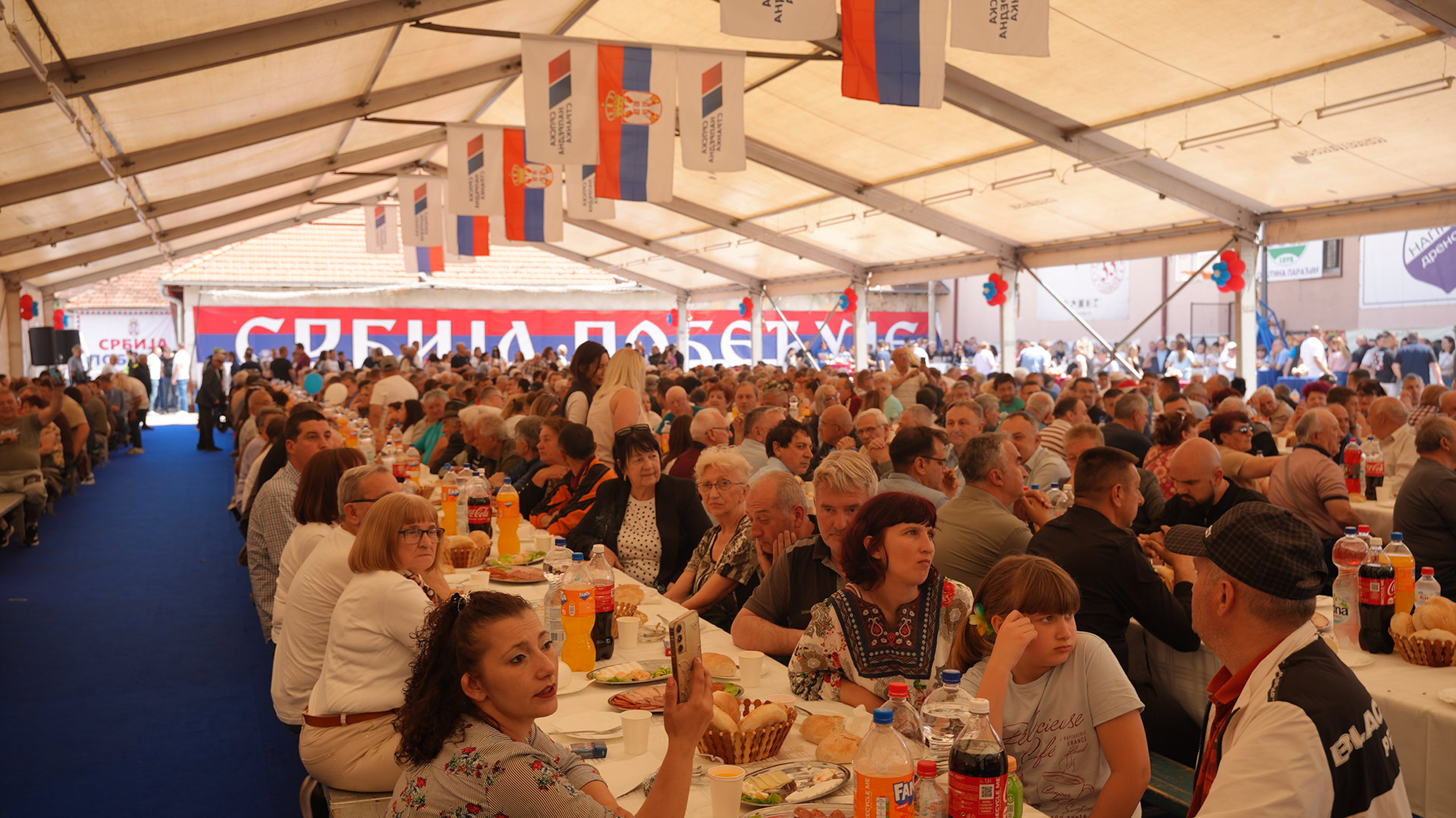 Srpska napredna stranka SNS kampanja veselje šatori  drenovac_sns_10052026_0002.JPG