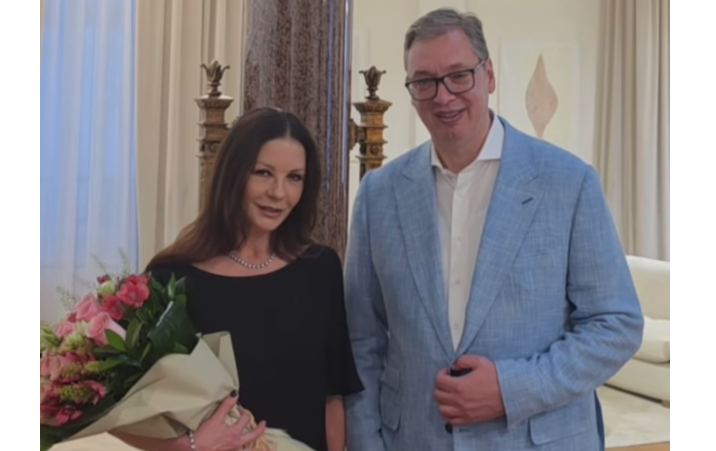 Ketrin Zita Džons i Aleksandar Vučić