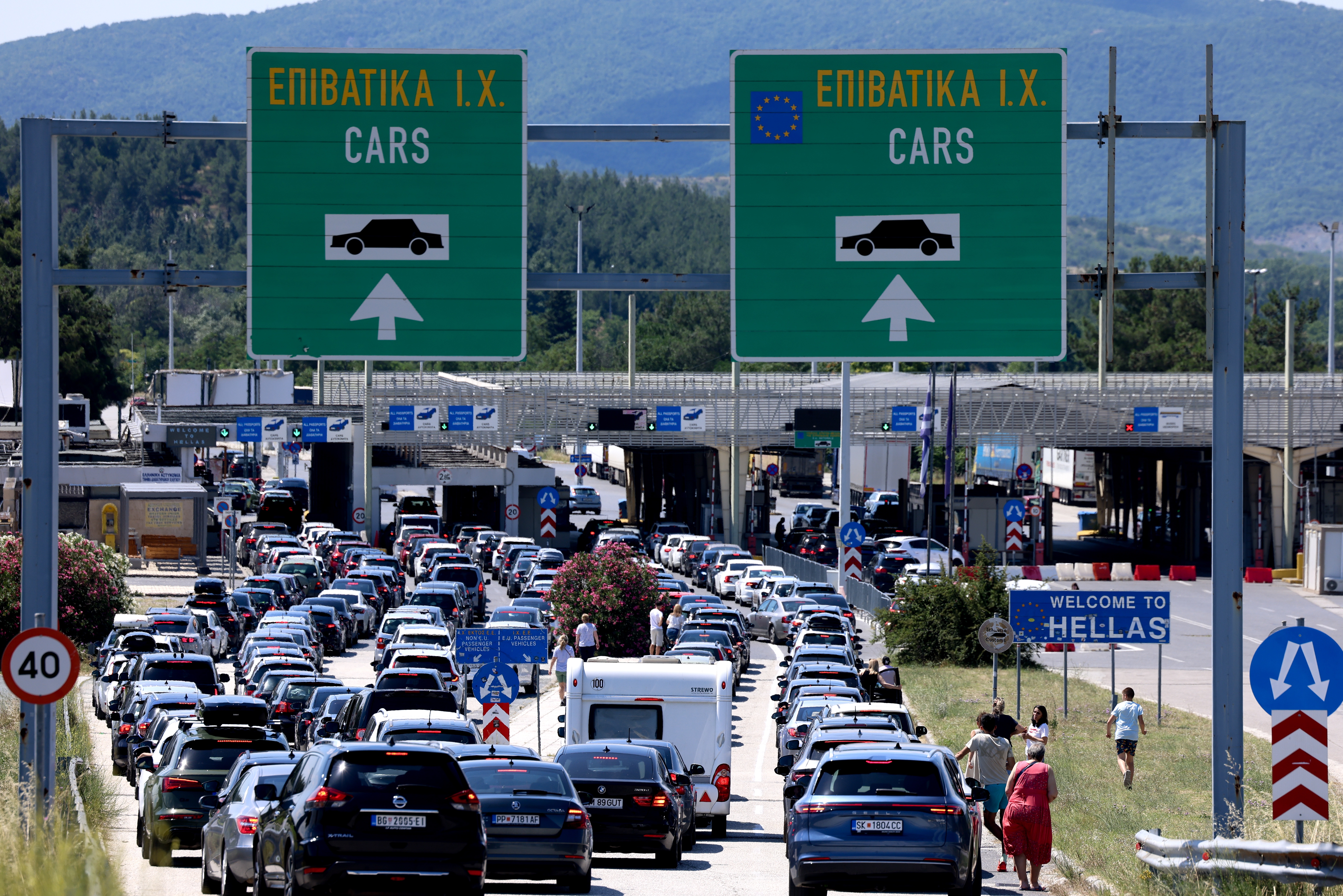 granićni prelaz grčka evzoni