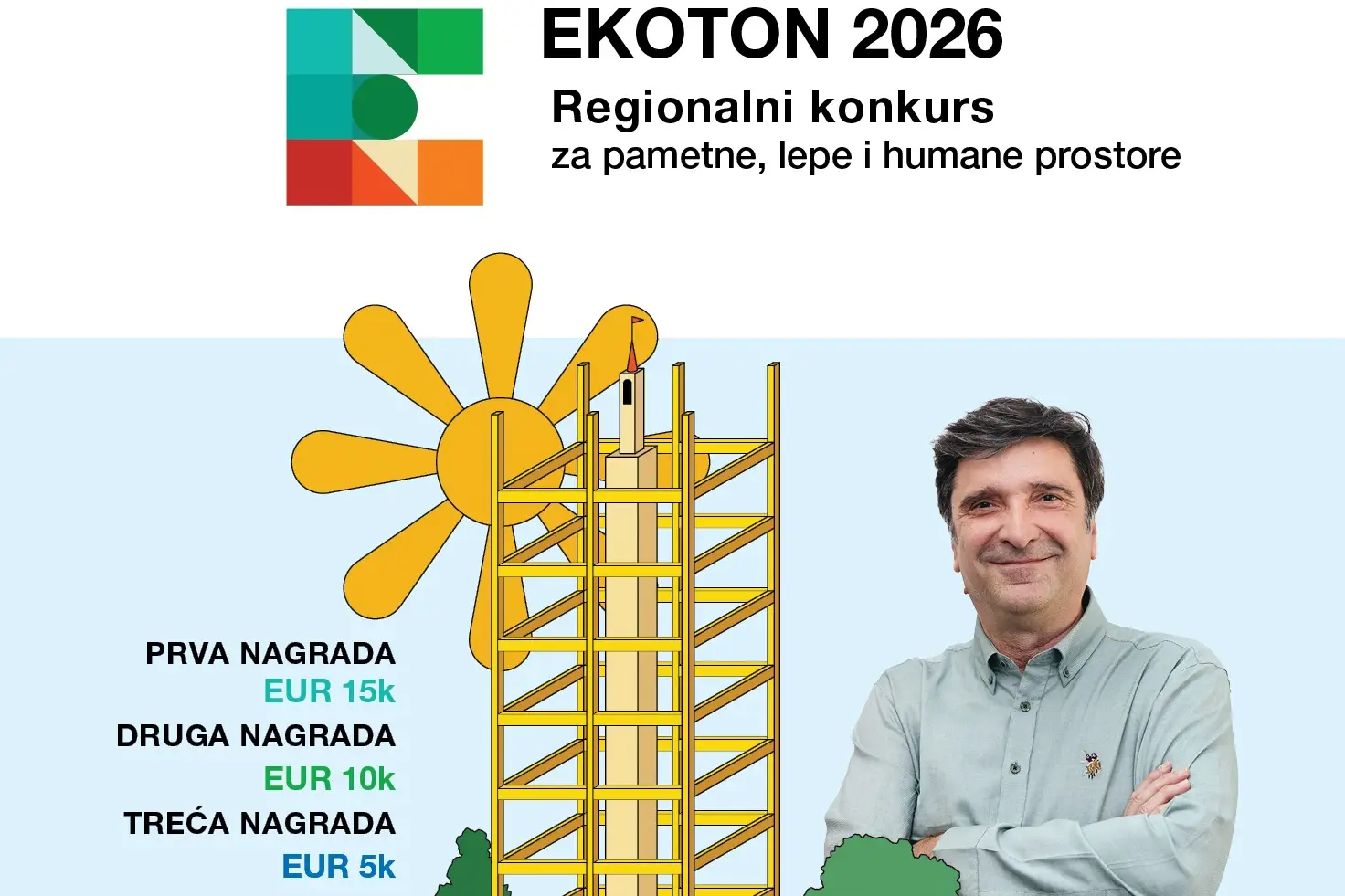 Raspisan regionalni studentski konkurs „Ekoton 26: Novi prostori suživota“ – nagradni fond 30.000 evra