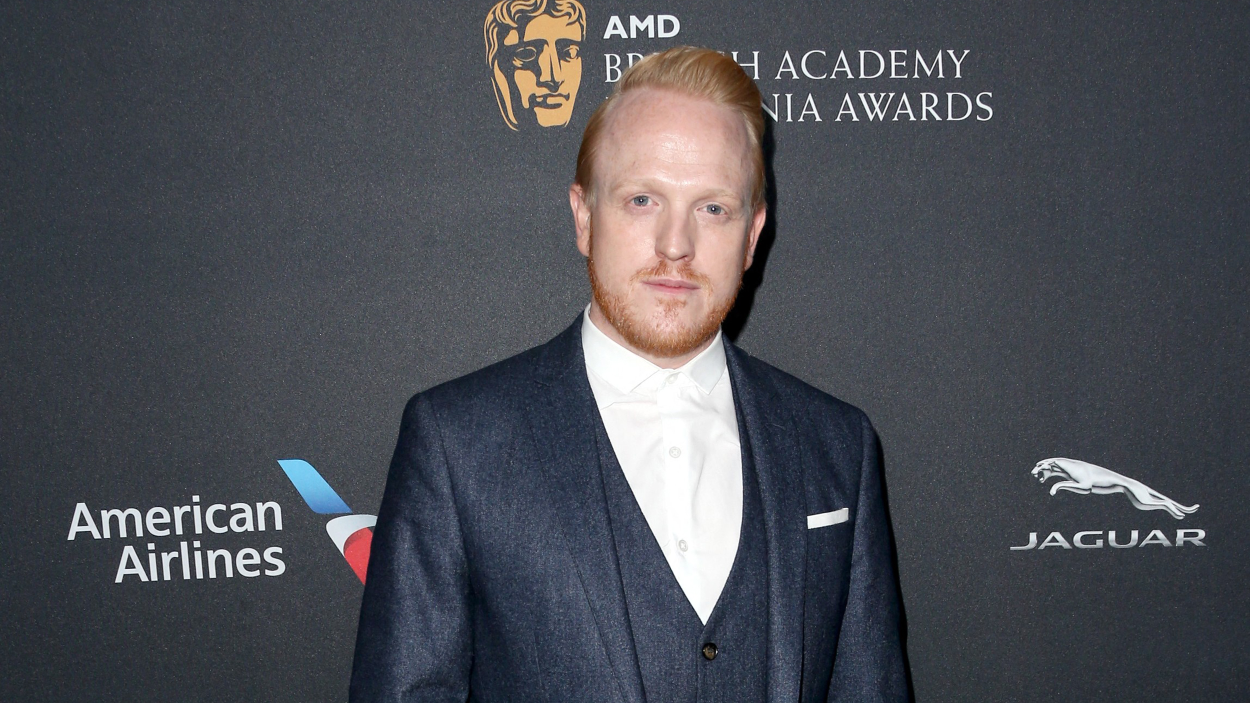 Actor Owain Rhys Davies attends the 2016 AMD British Academy Britannia Awards