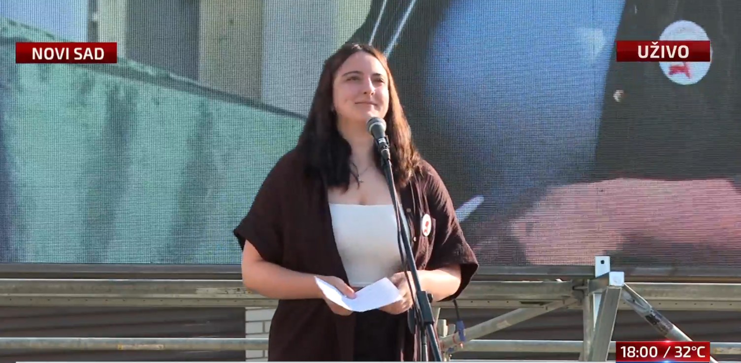 Novi Sad studentski protest, Teodora Vukša