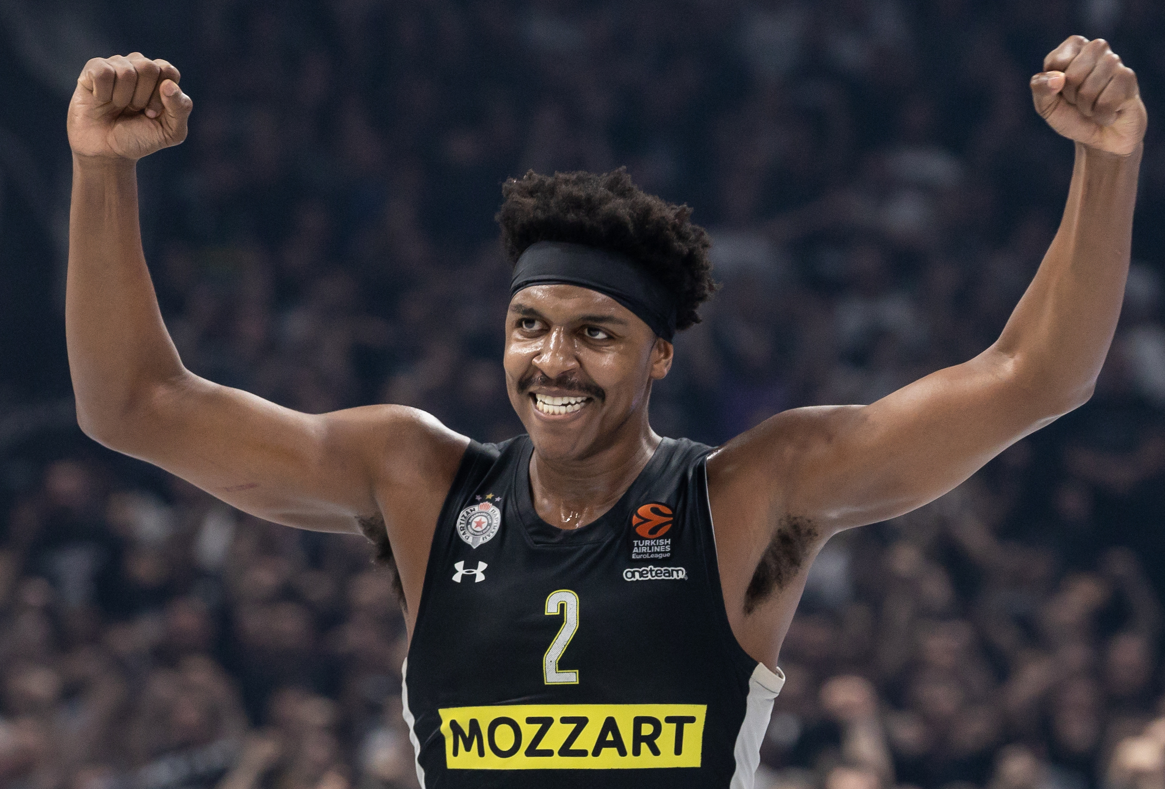 Zach LeDay reacts during the 2022/2023 Turkish Airlines EuroLeague