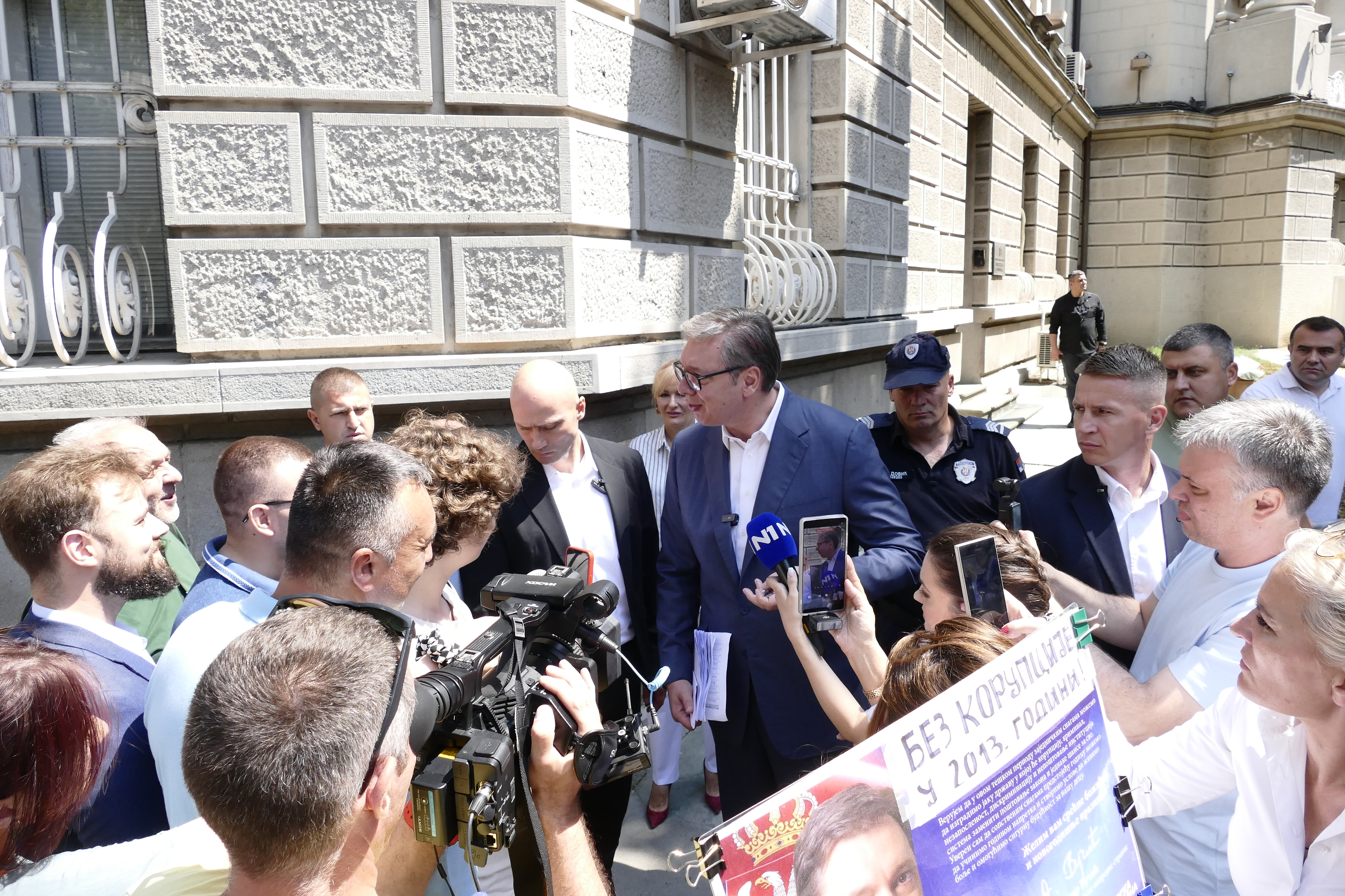 Radnici GSP  protestna šetnja aleksandar vučić