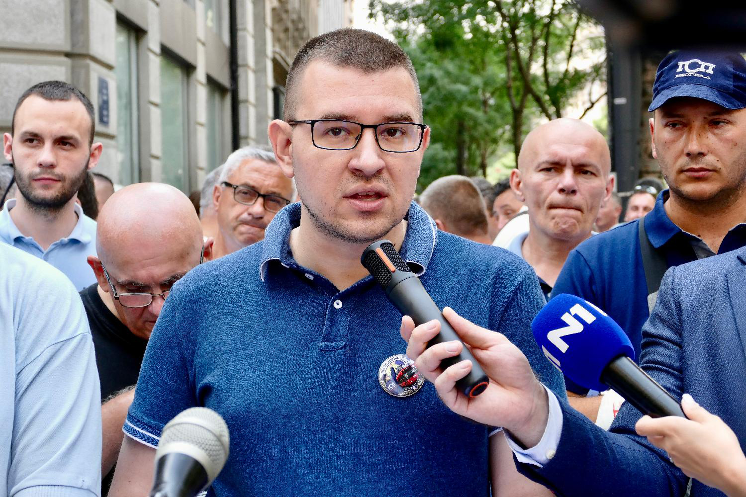 Radnici GSP u protestnoj šetnji