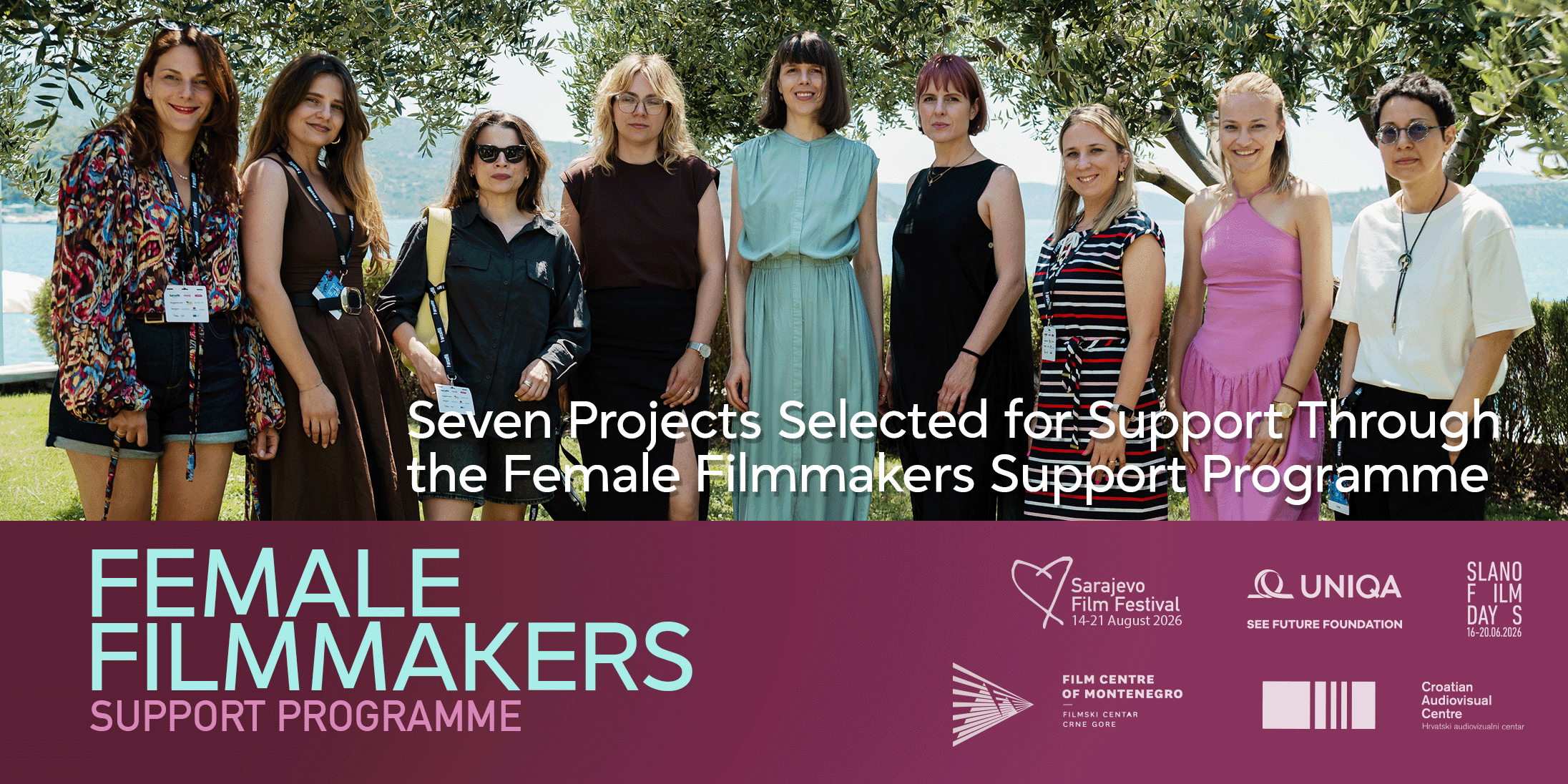 FFSP Slano Film Days2.png  „Program podrške filmskim autoricama“: Izabrano sedam projekata / „Female Filmmakers Support Programme“: Seven Projects Selected