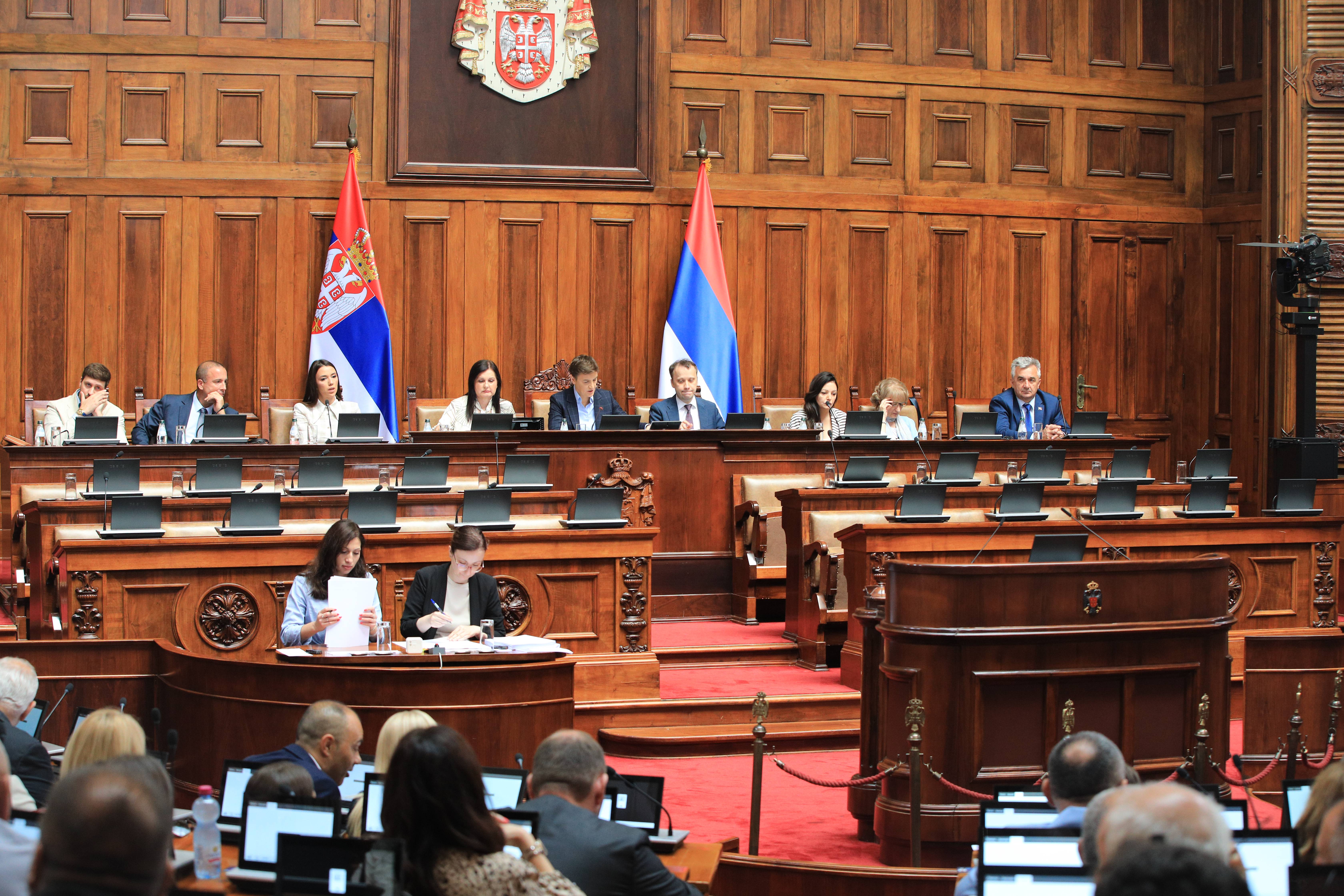 Beograd, 25.06.2026. - Nastavak sednice Skupstine Srbije na cijem su dnevnom redu je glasanje o svim tackama dnevnog reda odrzana je danas u Domu narodne Skupstine. (BETAPHOTO/Narodna skupstina/Milos Miskov)