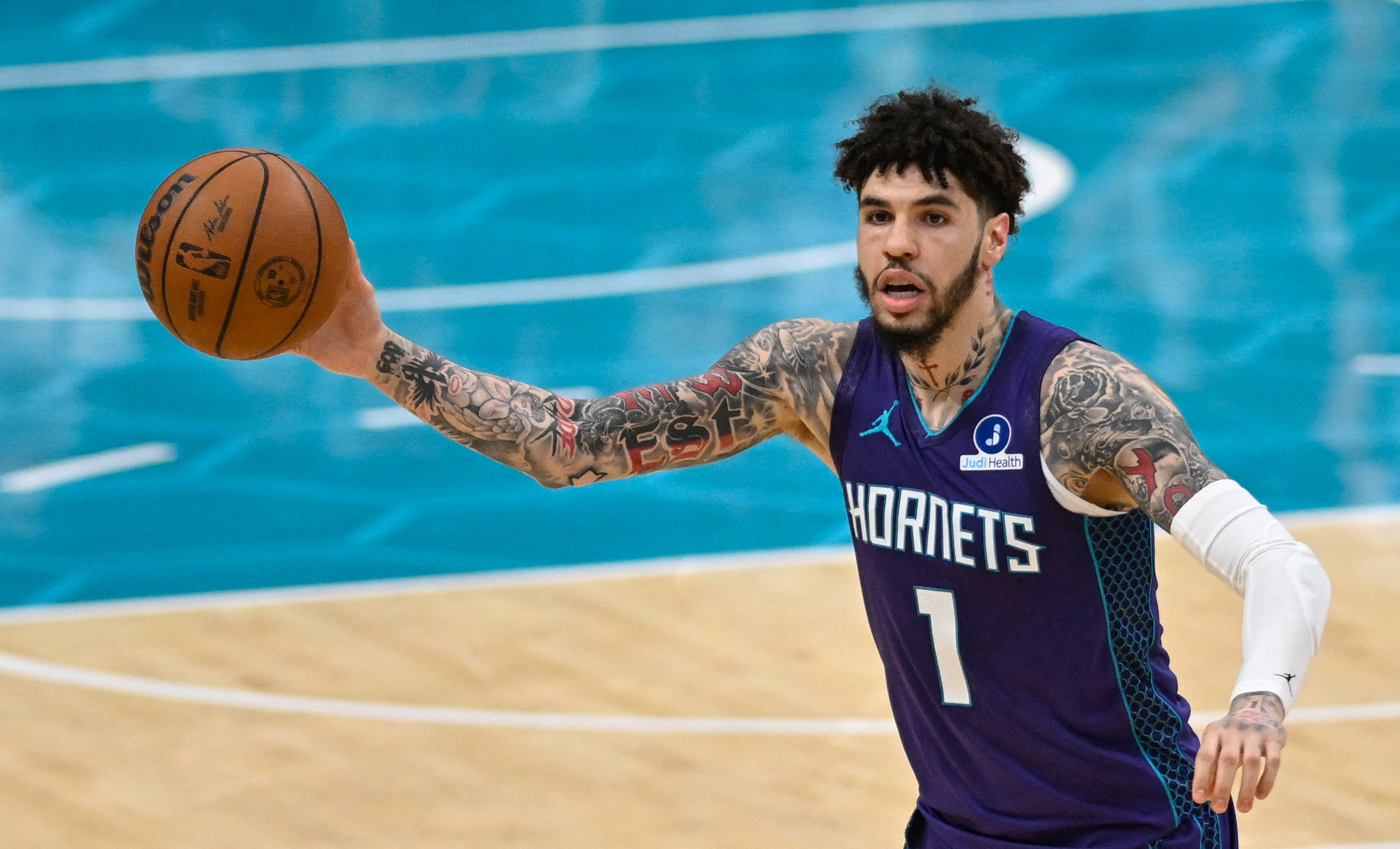 LaMello Ball from the Charlotte Hornets