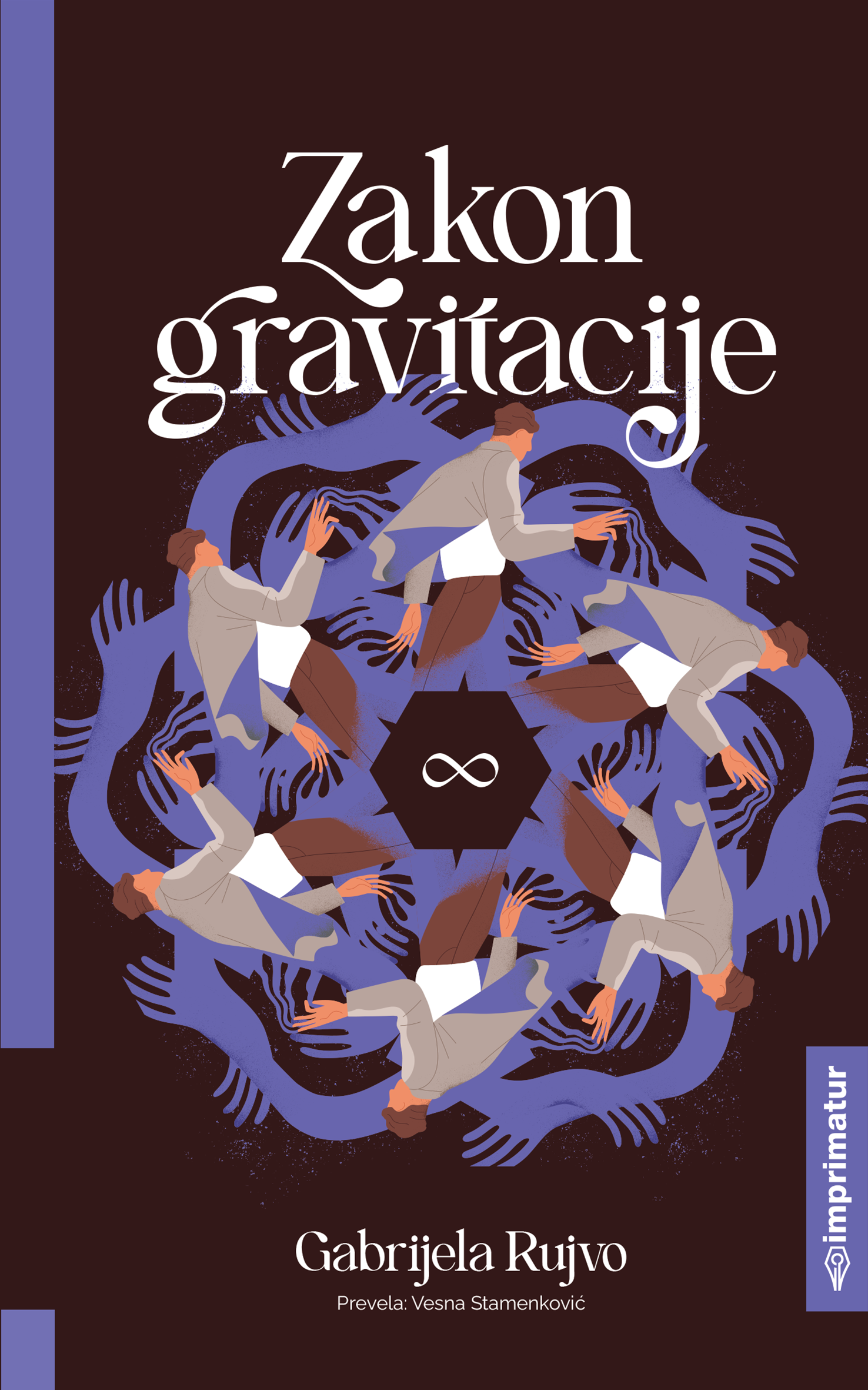Zakon gravitacije portugalske autorke Gabrijele Rujvo, Zakon gravitacije-Korice-V2.png