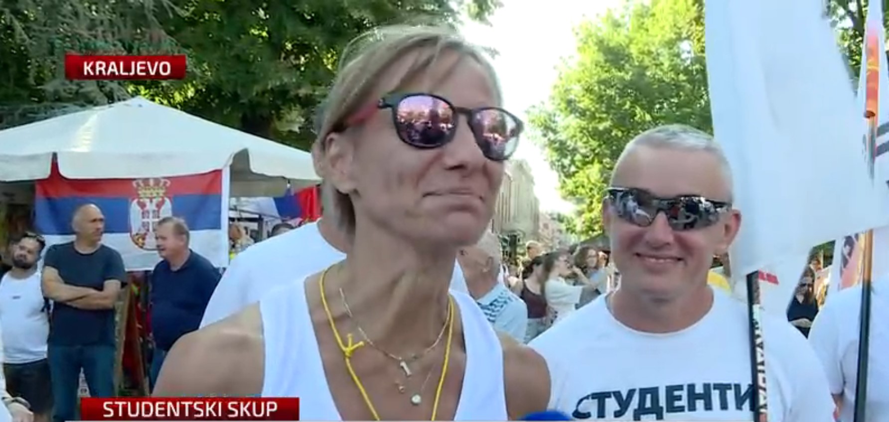 Tatjana trčala do Kraljeva, protest Kraljevo