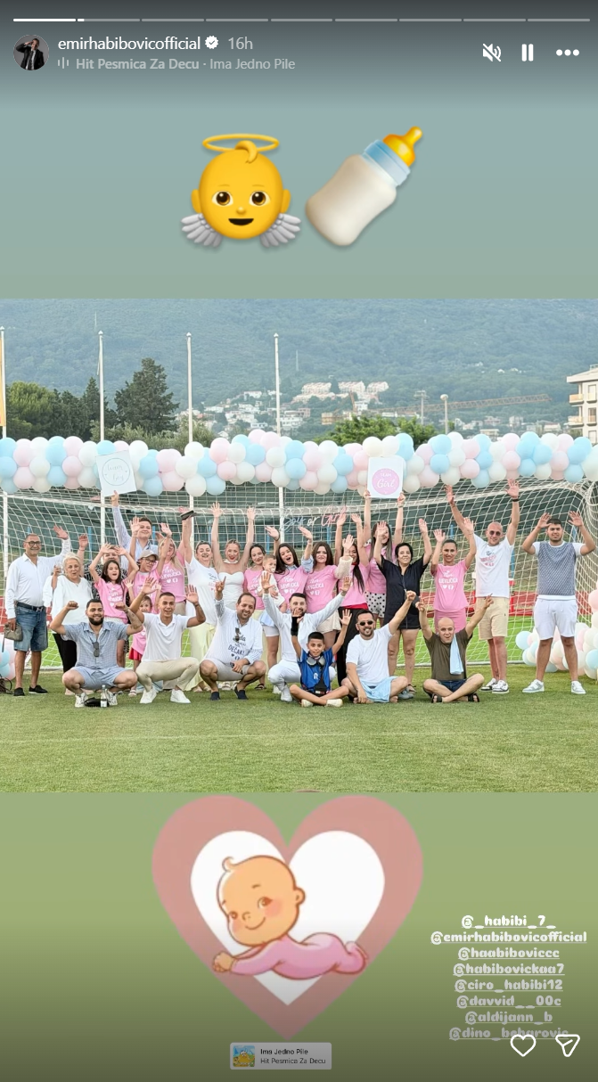 Foto: Printskrin Instagram emirhabibovicofficial / Emir Habibović