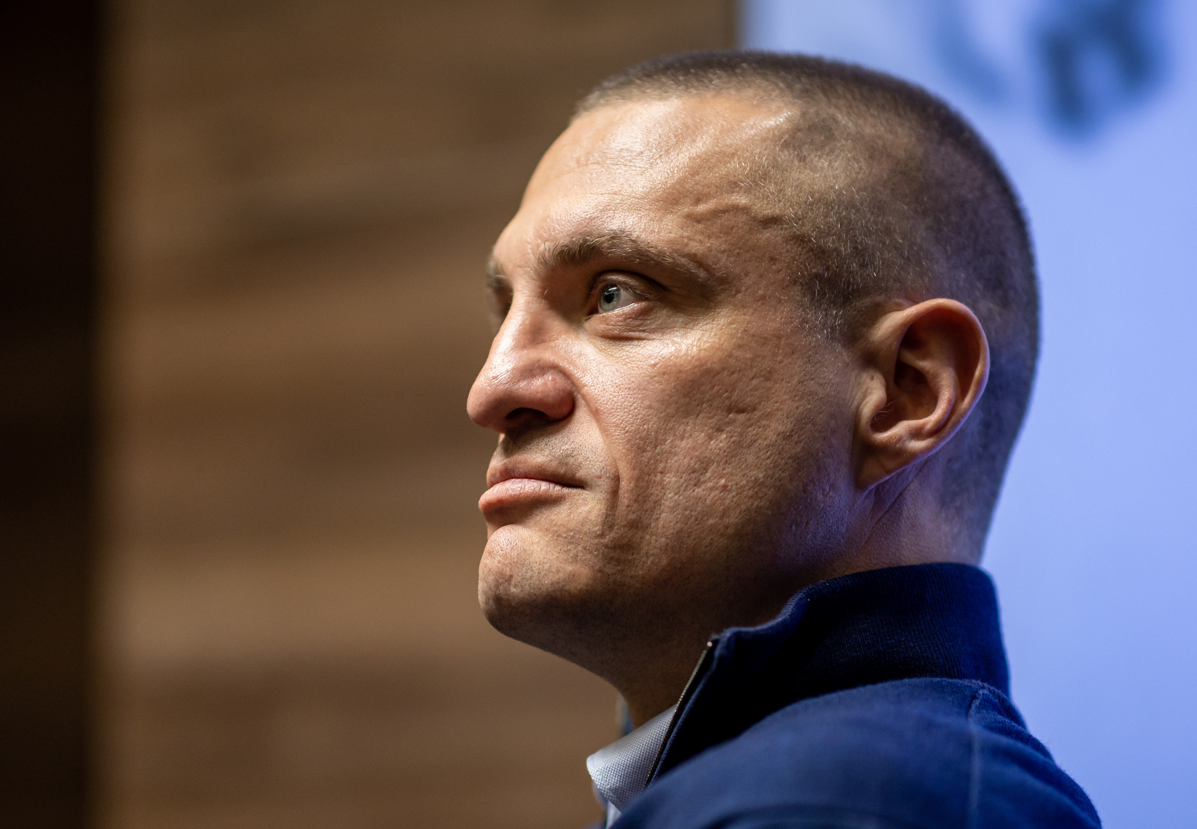 Nemanja Vidic during the interview on March 07, 2023 in Subotica, Serbia.