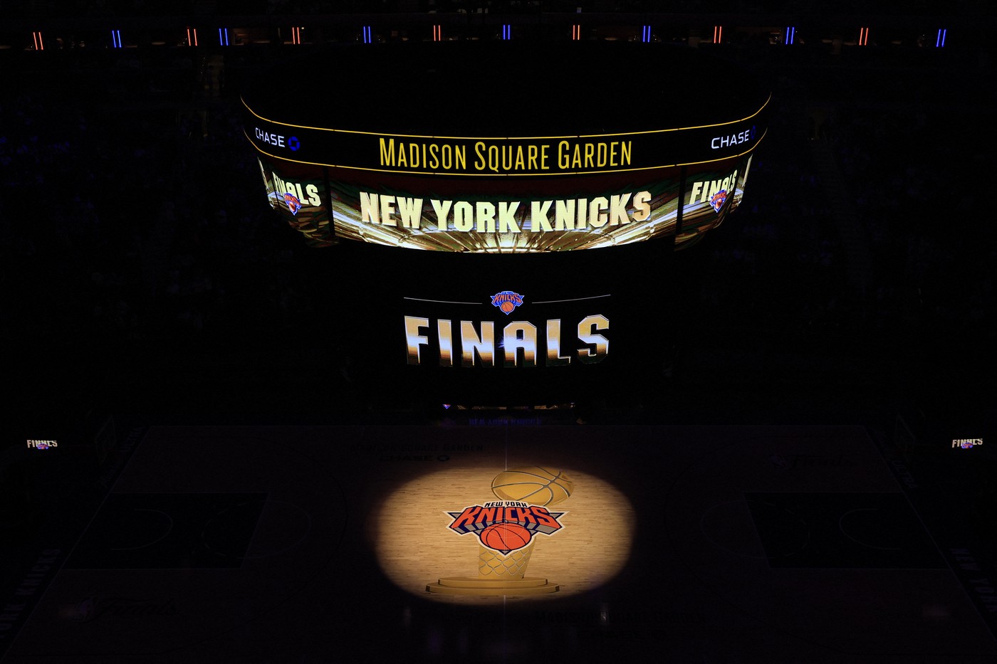 The court is seen ahead of Game 1