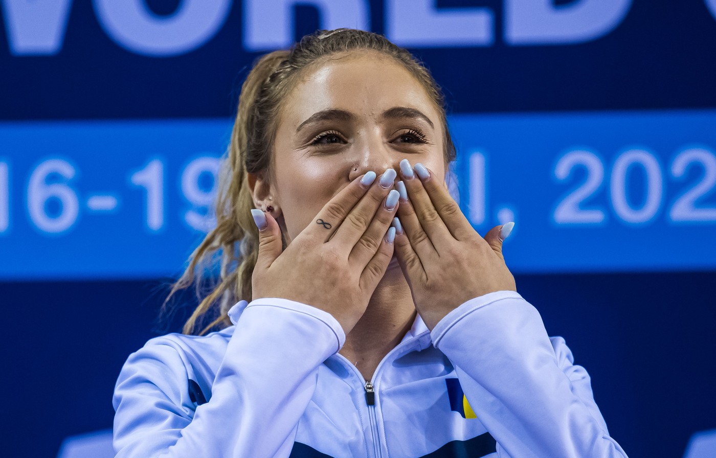 Gold medalist Sabrina Maneca-Voinea