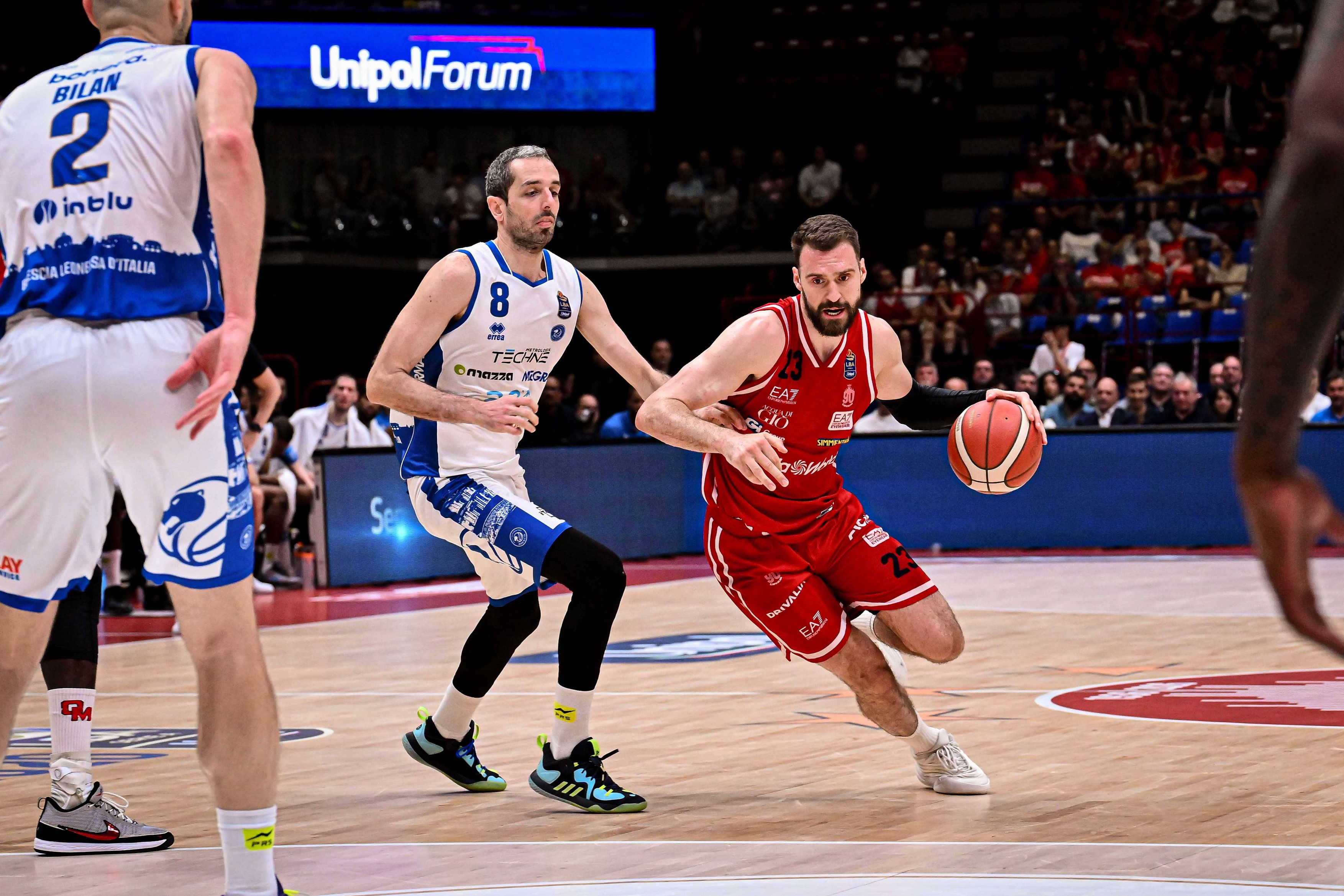 Marko Guduric EA7 Emporio Armani Olimpia Milano - Pallacanestro Germani Brescia LBA Legabasket Serie A Unipol 2025/2026 Semifinale - Gara 4 Milano