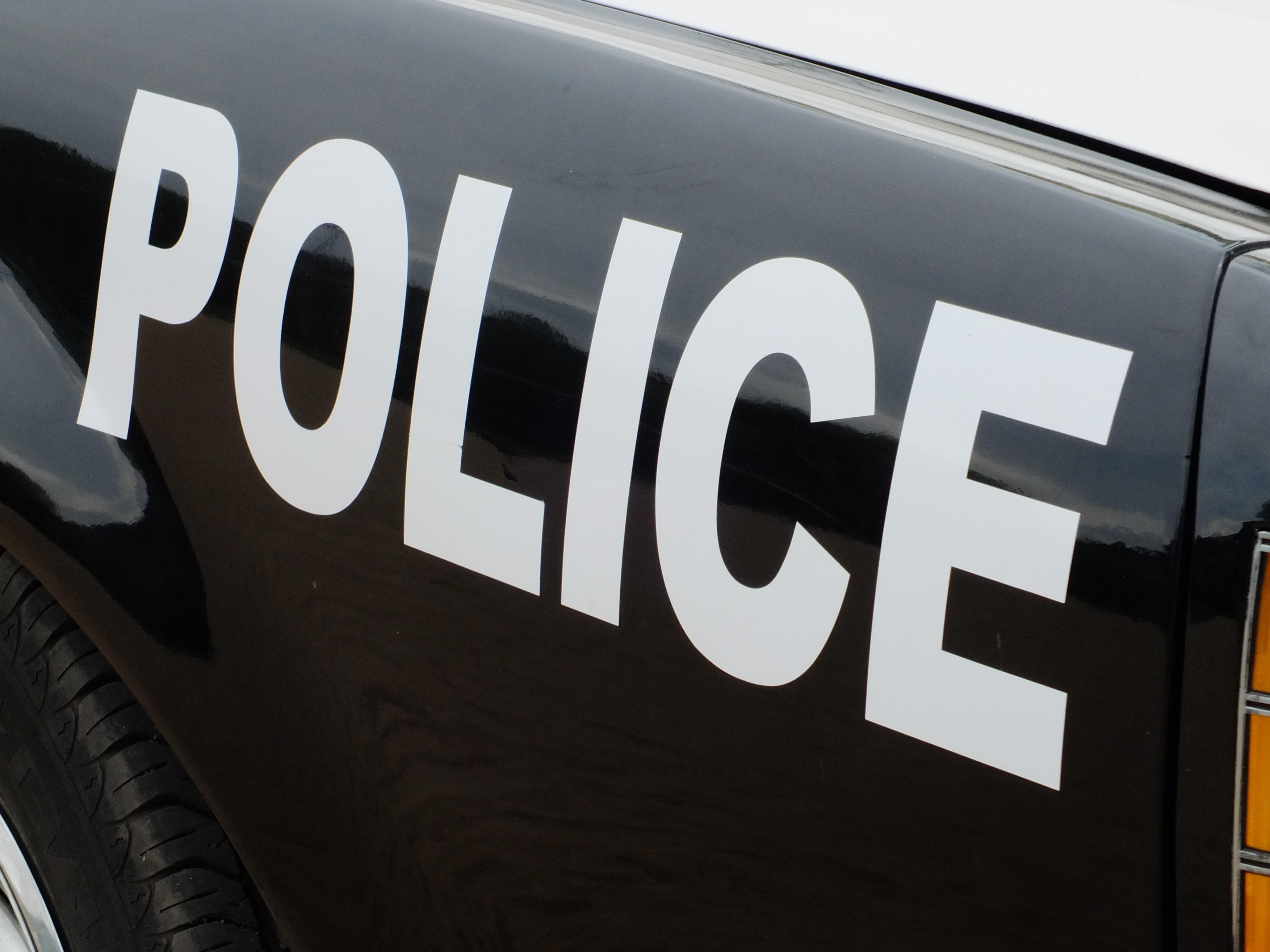 a typical american police car