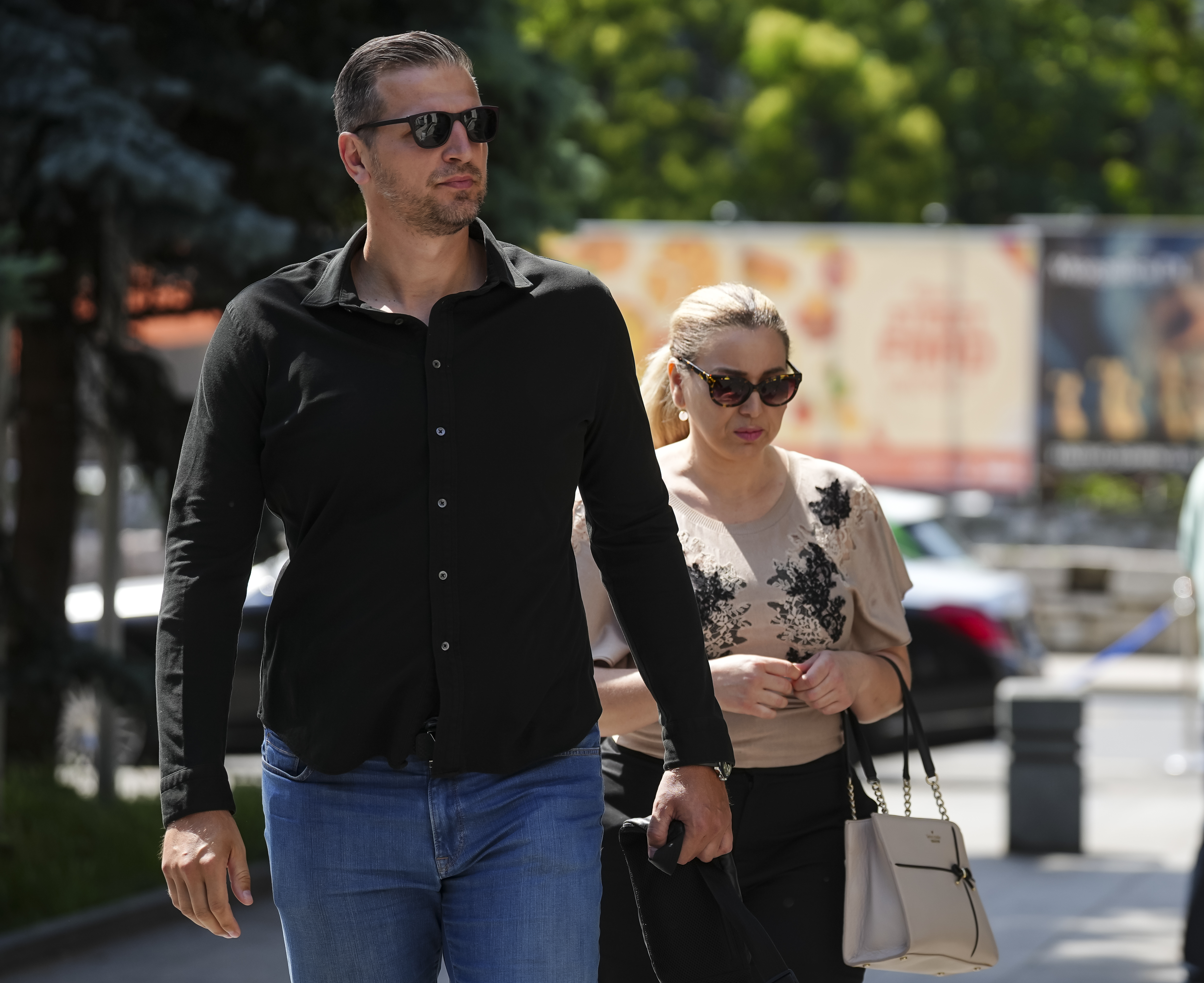 Mirza Teletovic during the memorial service of Edin Avdic At National Theatre of Sarajavo