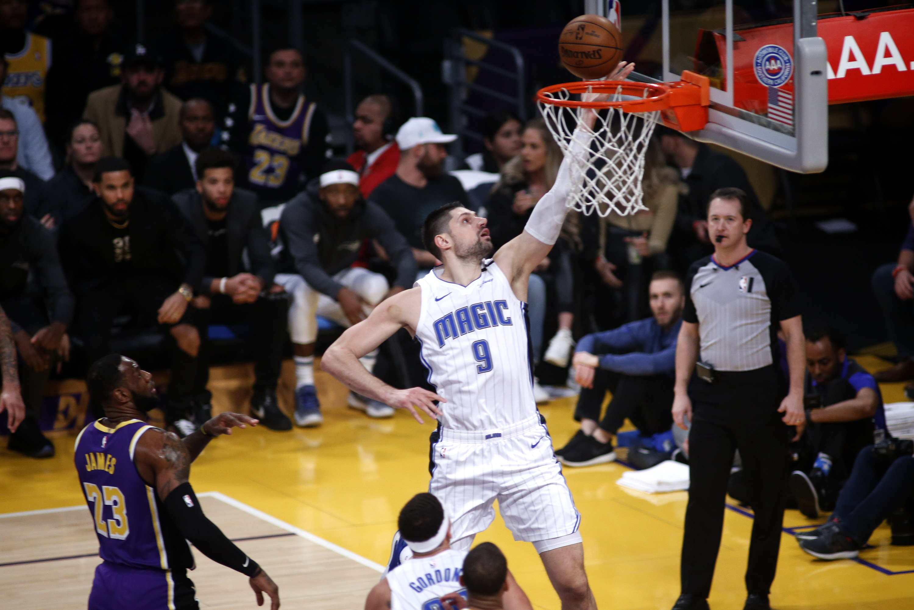 Orlando Magic's Nikola Vucevic (9)