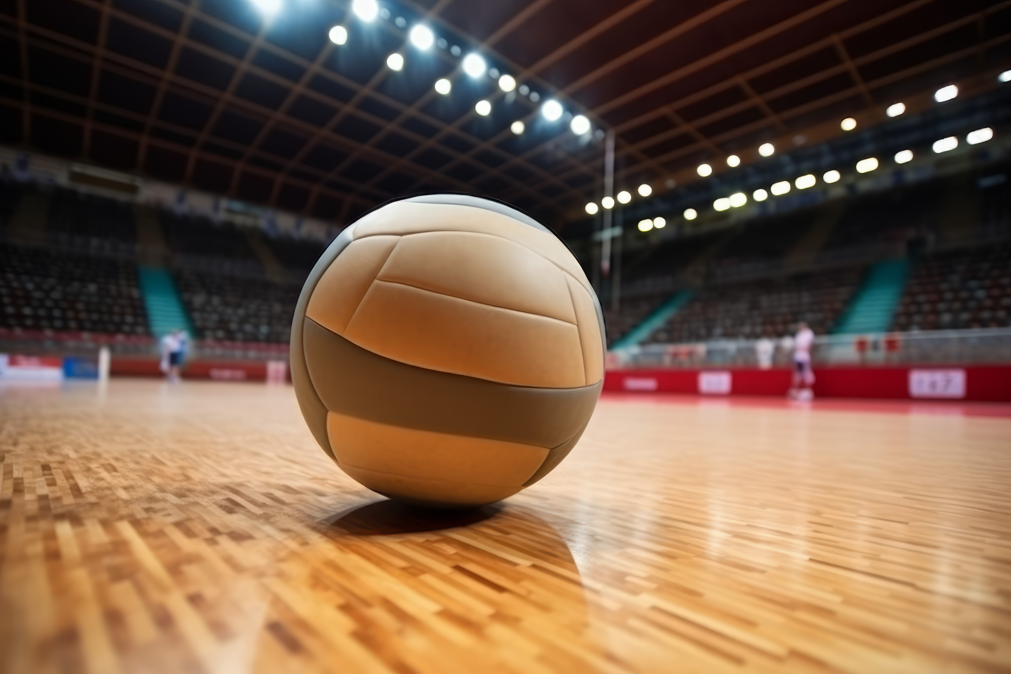 Volleyball ball winner.