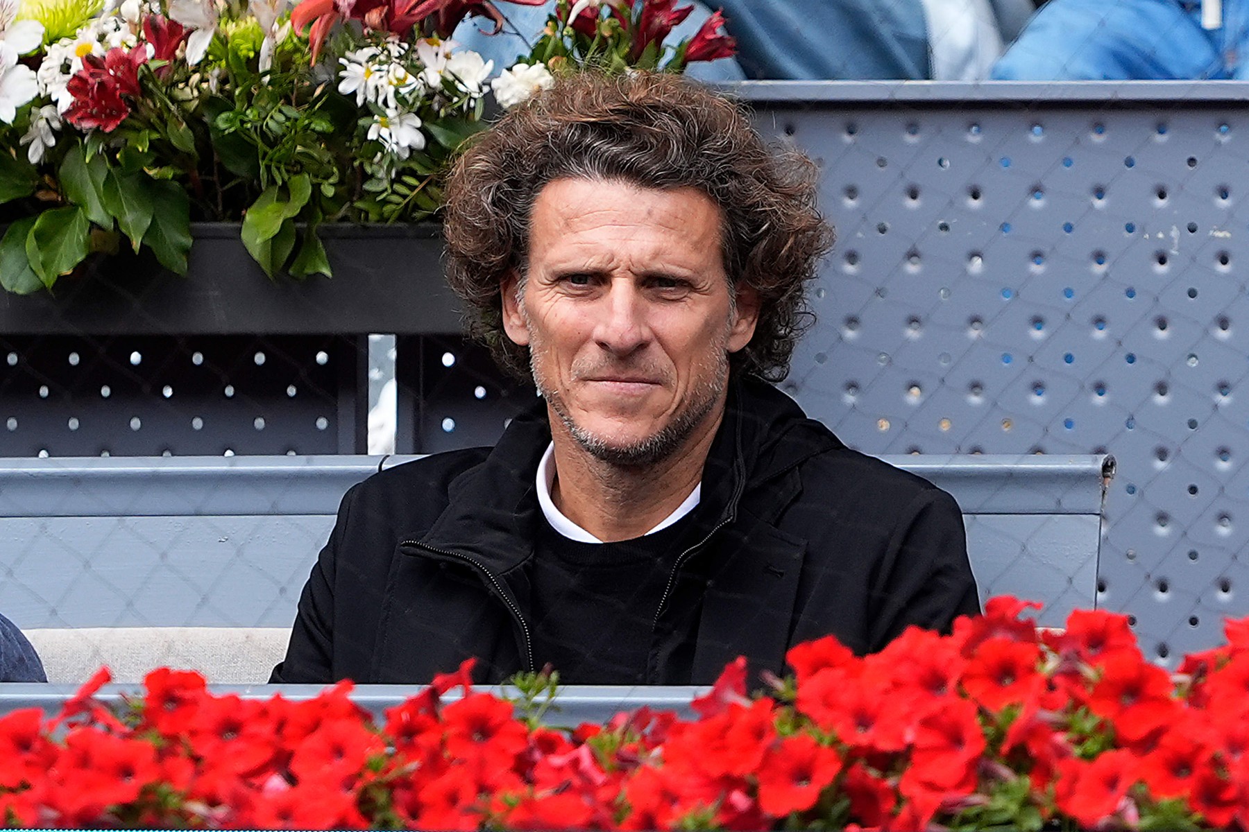 Diego Forlan during Madrid Open Tennis 2025 match. April 30, 2026.(ALTER