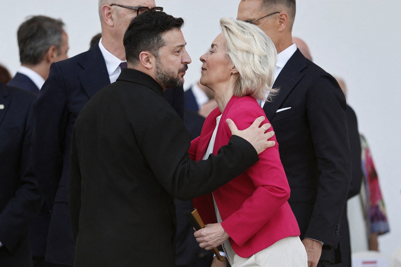 Volodimir Zelenski i Ursula fon der Lajen profimedia-1116451180