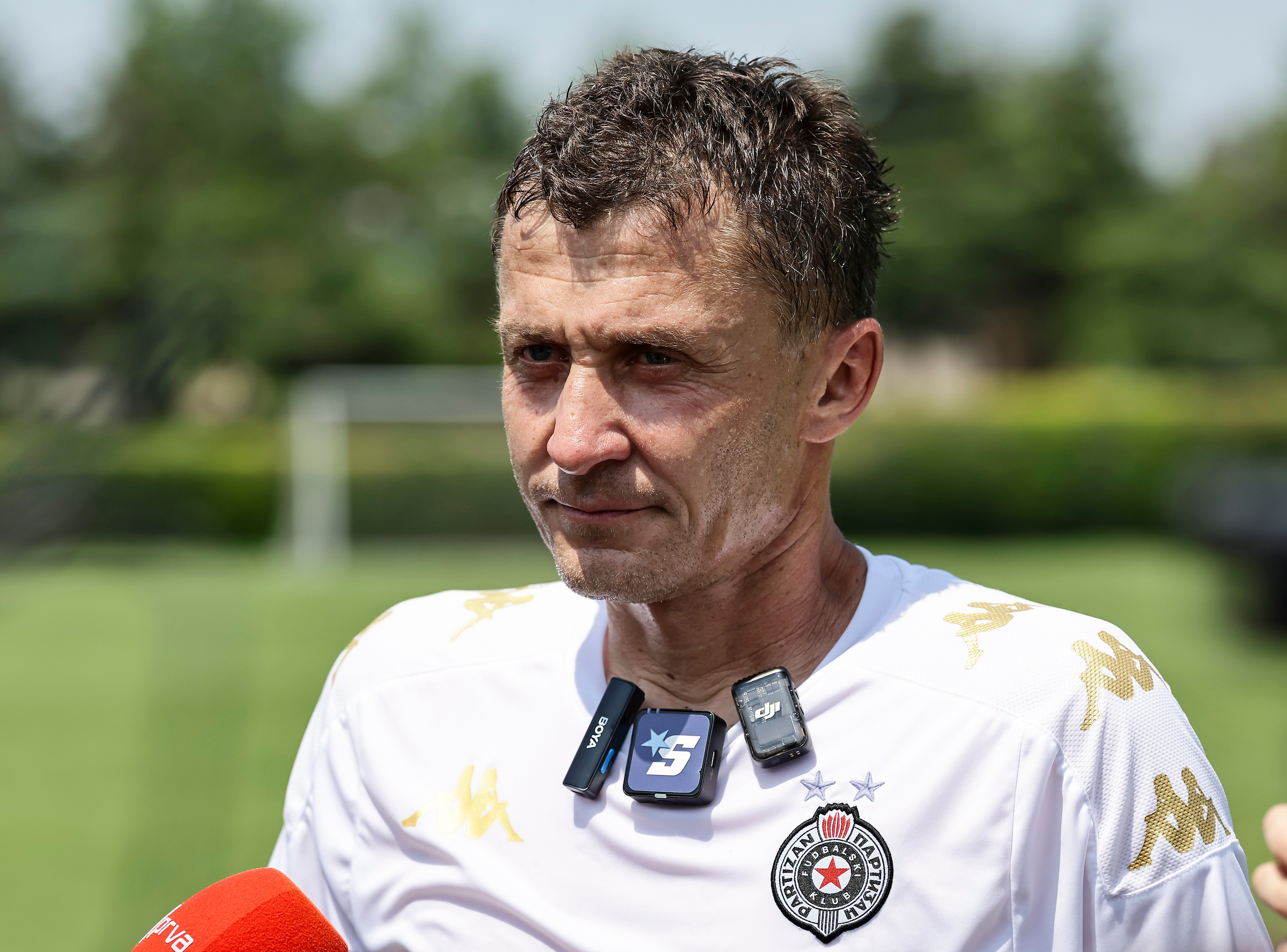 Head coach Sasa Ilic of Partizan during the Mozzart Super Liga 2026/2027 T