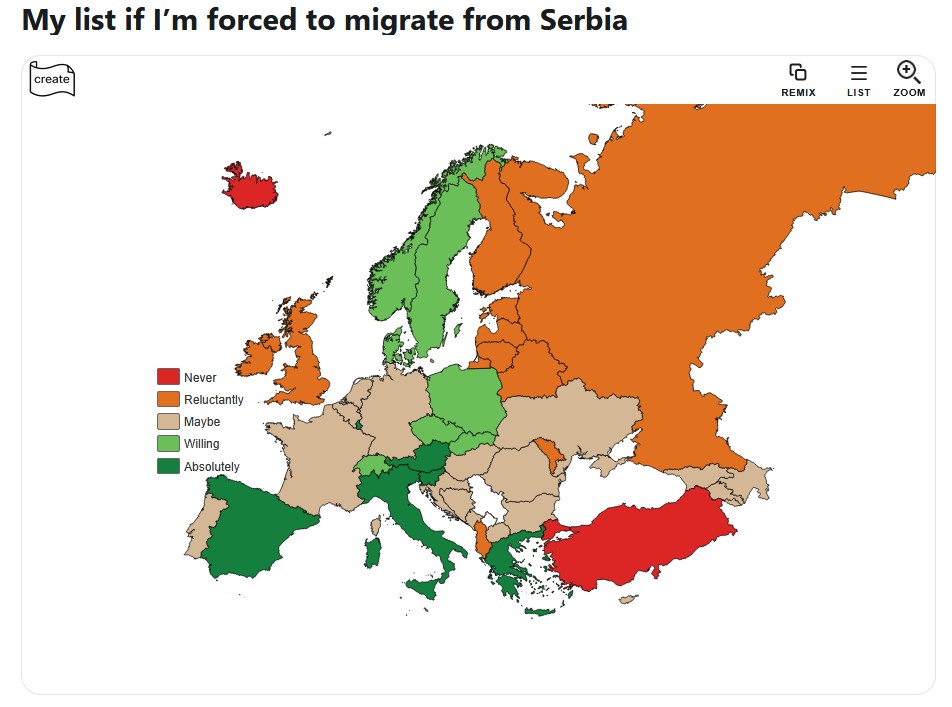 Lista zemalja