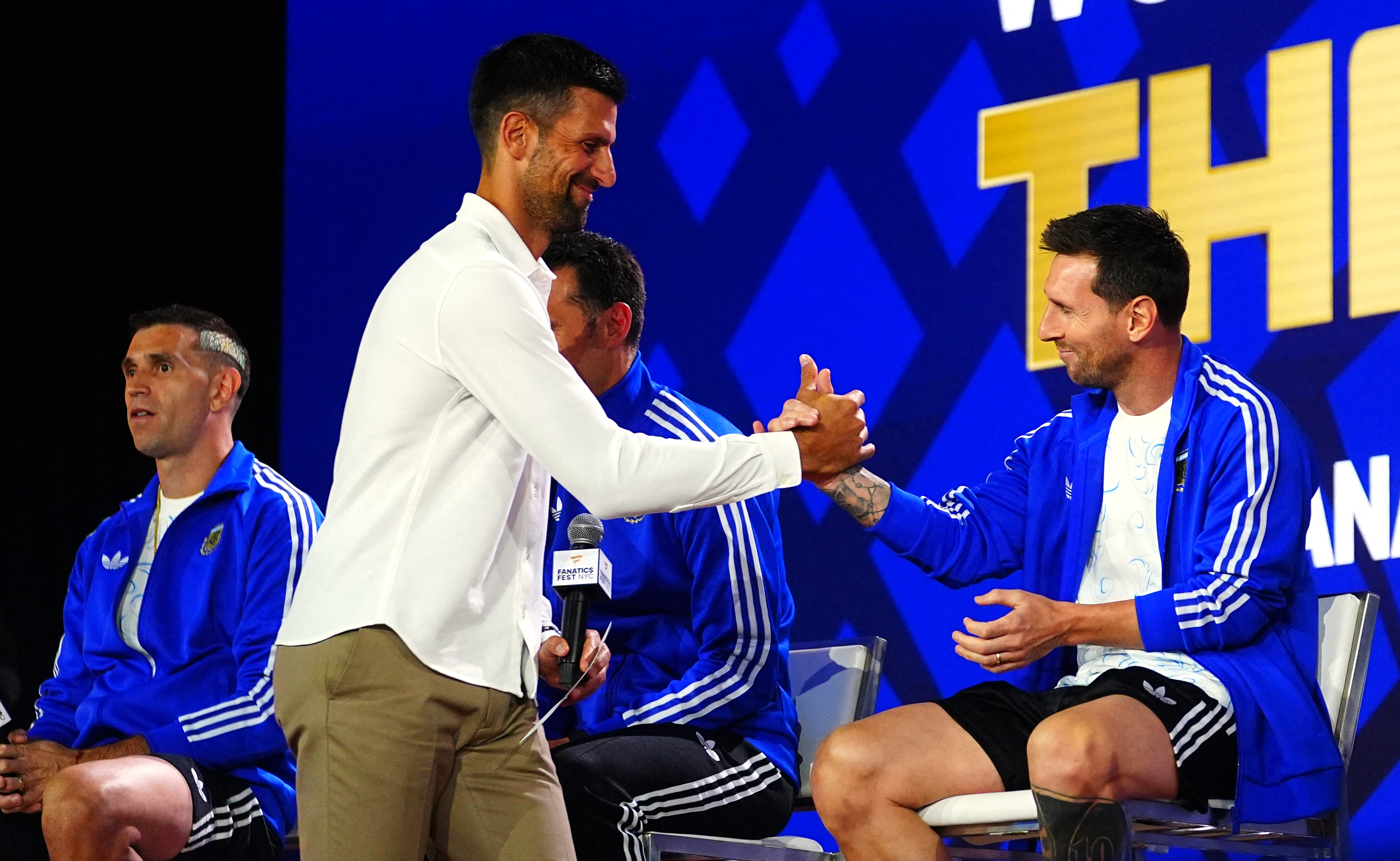 Novak Đoković i Leo Mesi