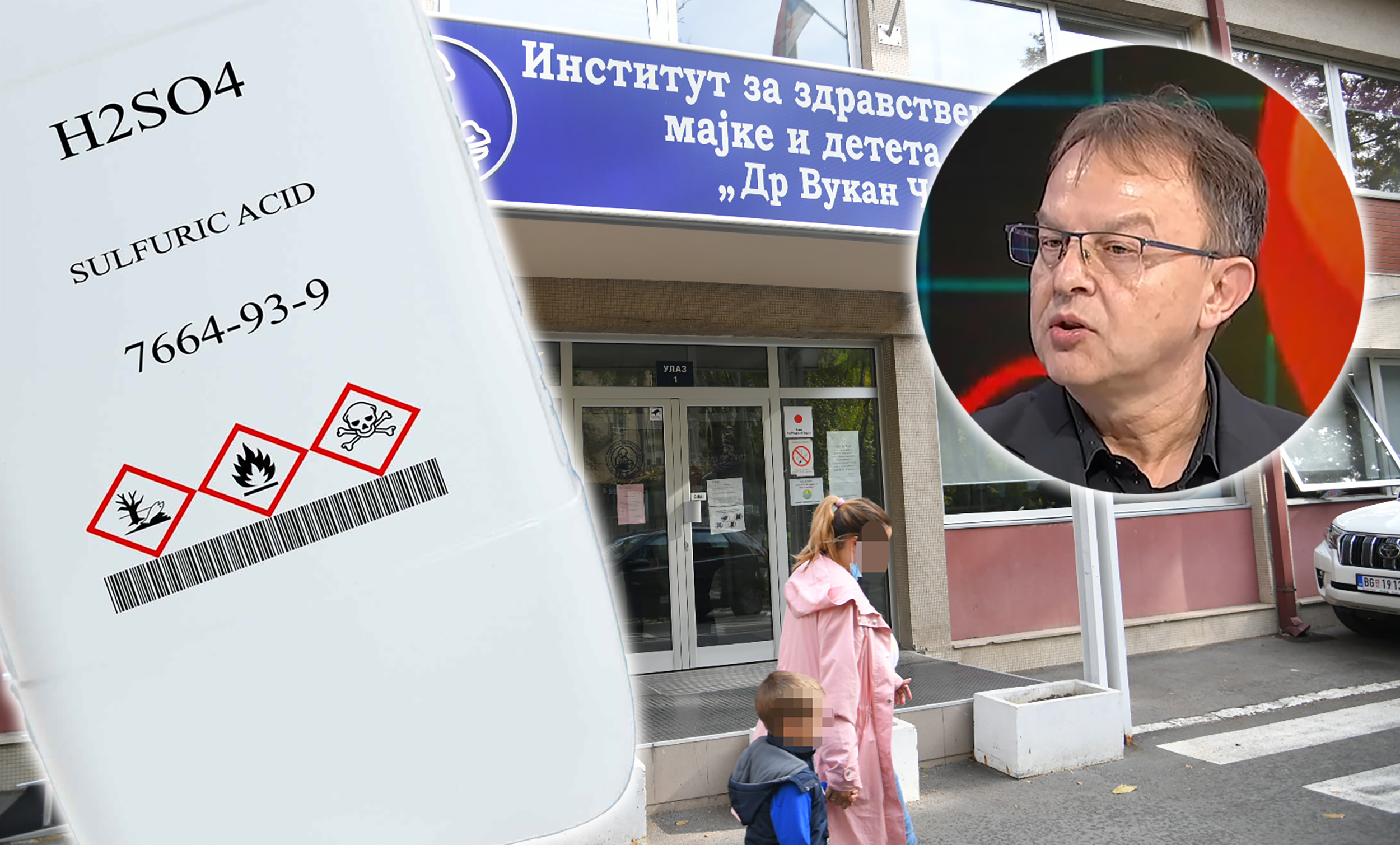 prof. dr Vladislav Vukomanović, Institut za majku i dete i pokrivalica sumporna kiselina kombo