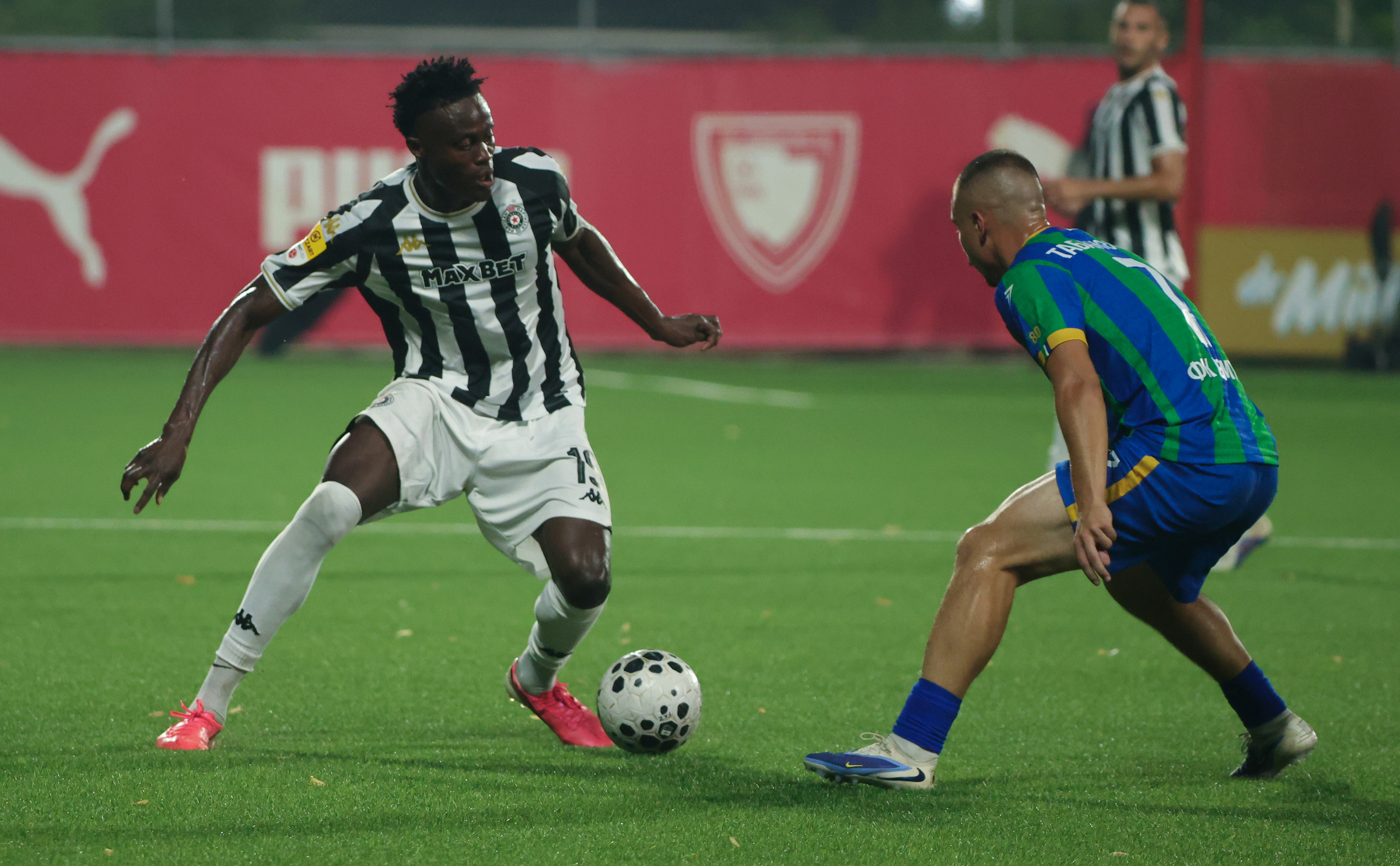 Ub , Serbia. 17th July, 2026. Demba Seck during the Serbian Superleague football